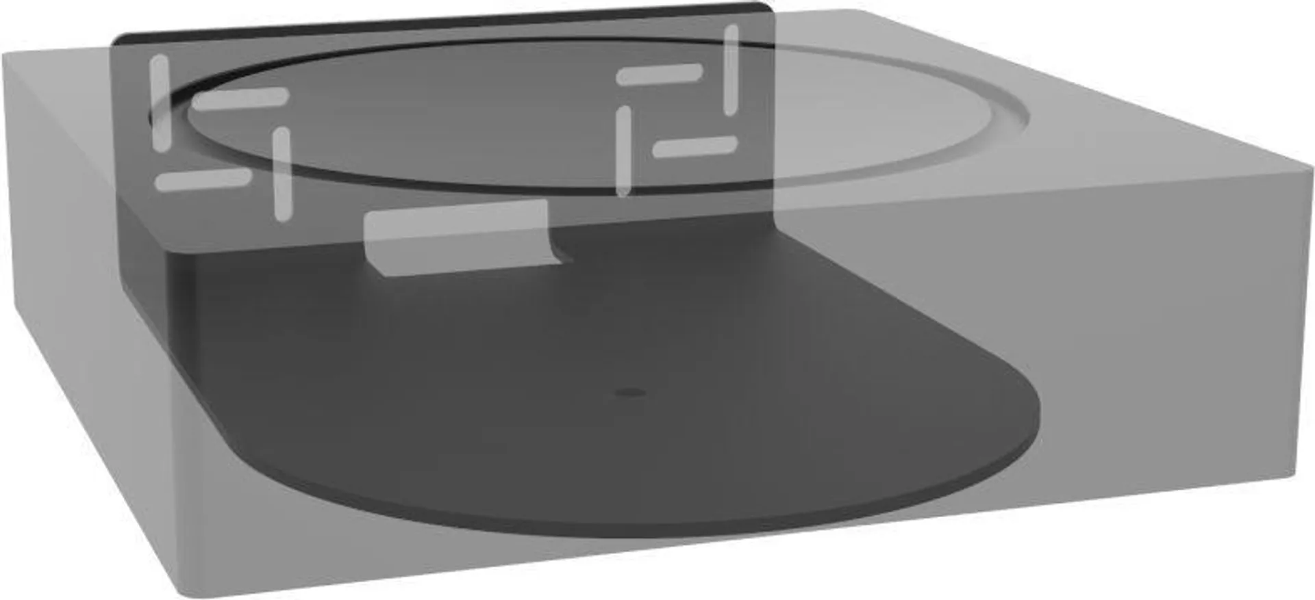 Cavus CMAMPH muurbeugel voor Sonos AMP horizontaal