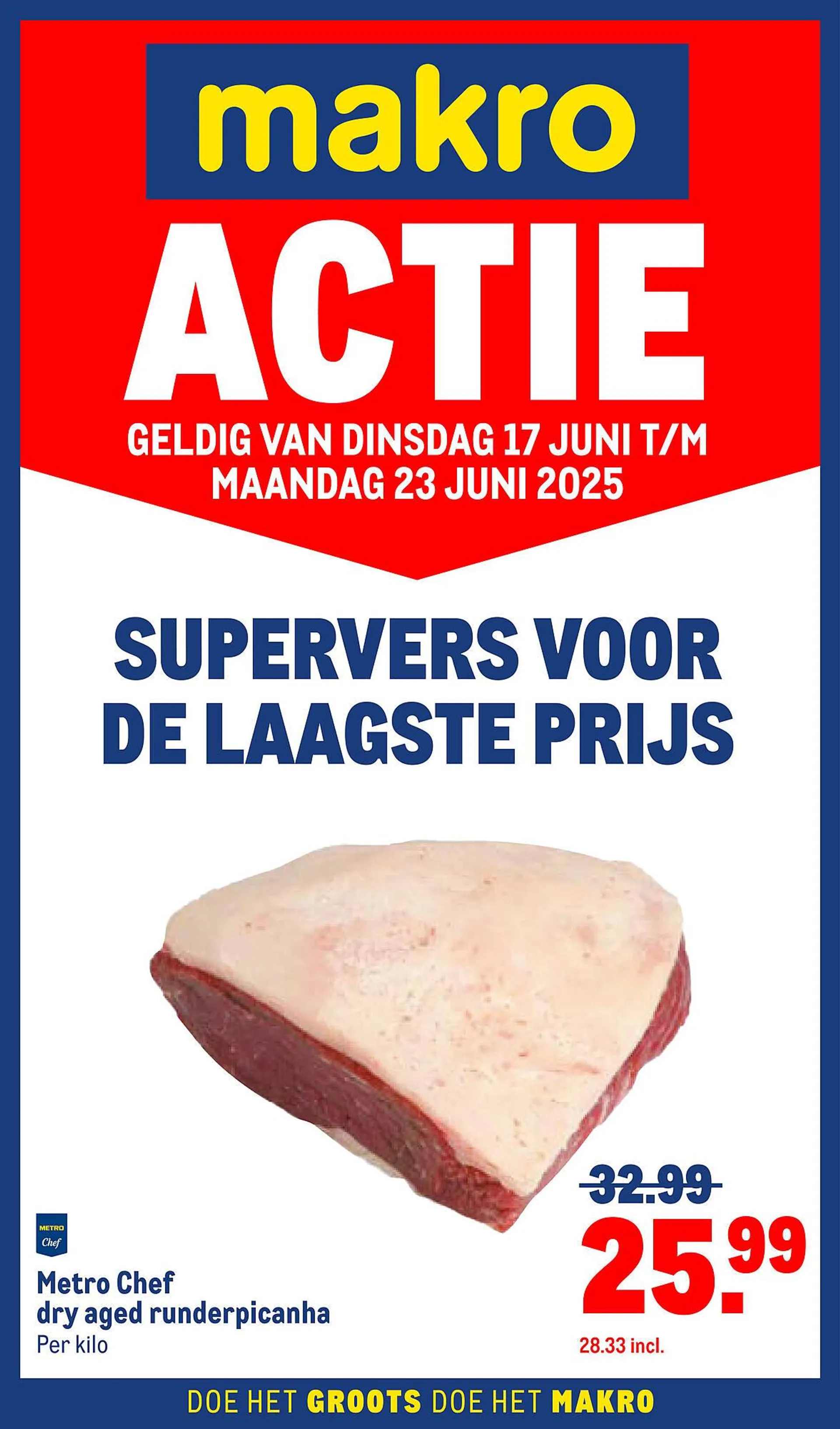 Makro folder van 17 juni tot 23 juni 2025 - Folder pagina 1