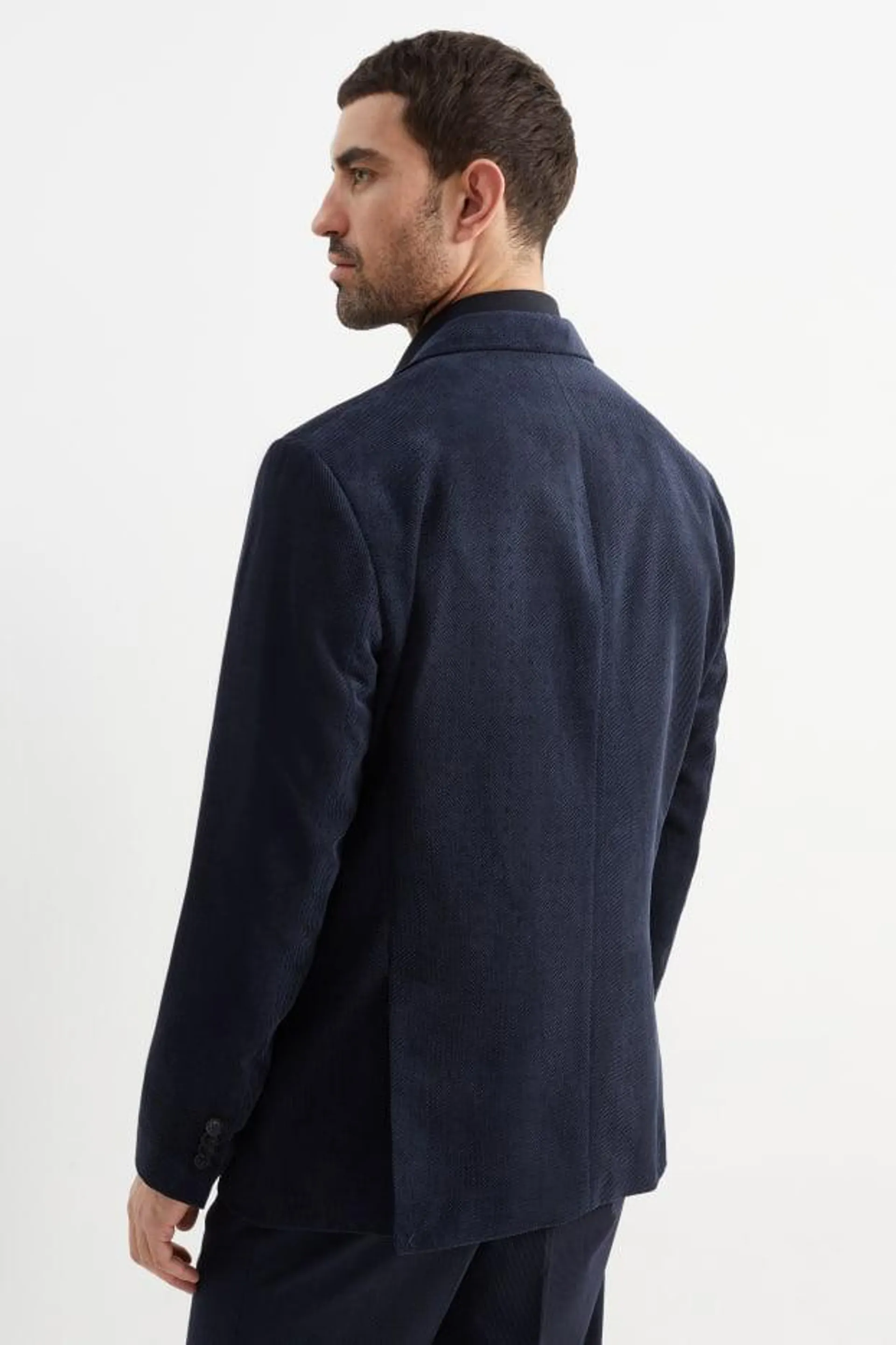 Jacket - regular fit - textured