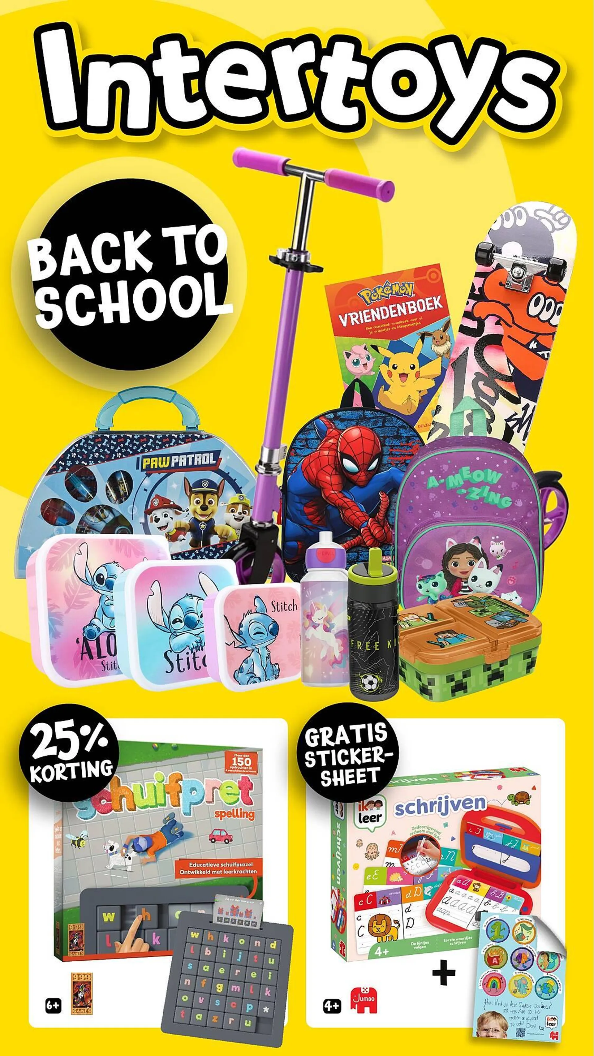 Intertoys folder van 9 augustus tot 31 augustus 2025 - Folder pagina 1