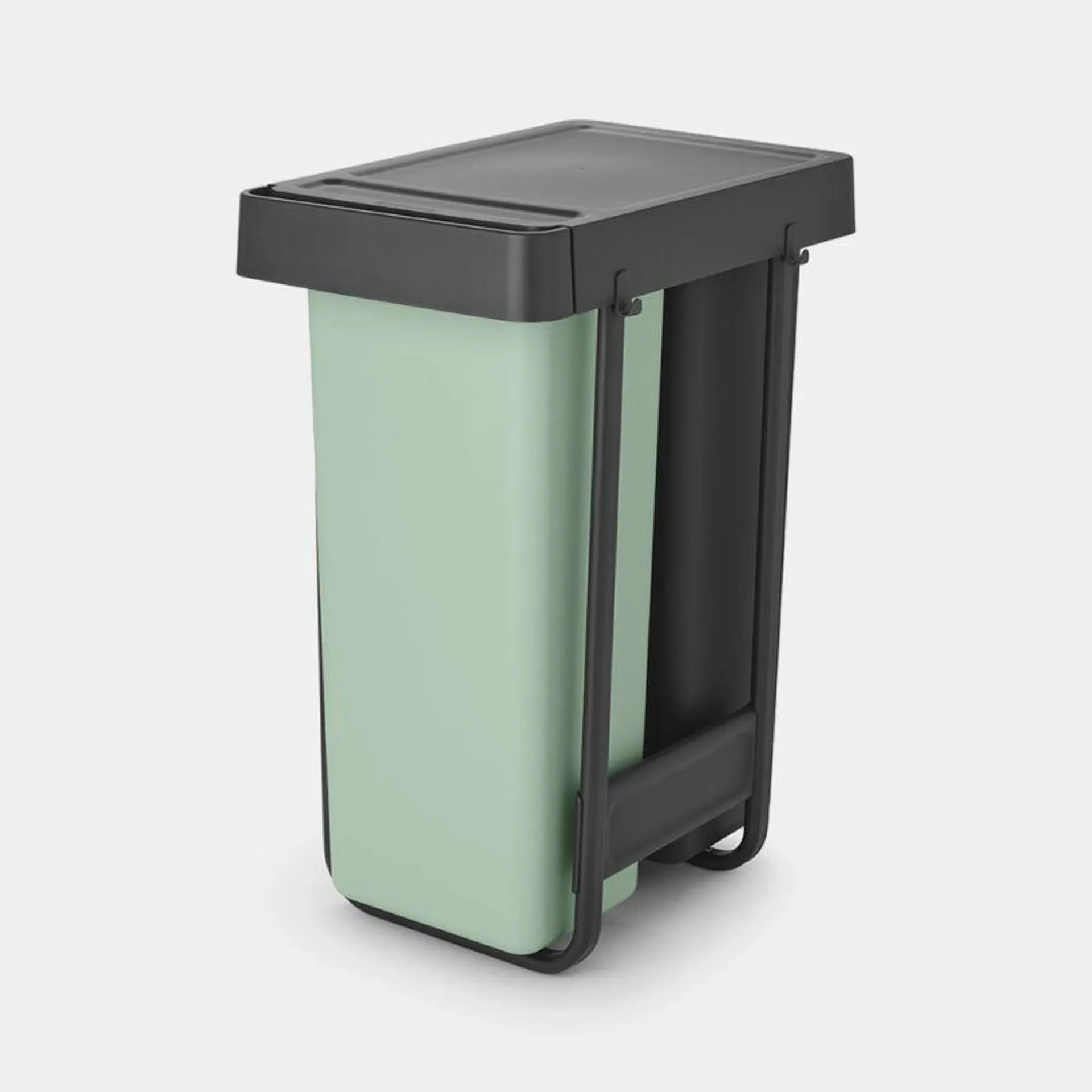 Sort & Go Inbouwemmer 2 x 30 liter - Dark Grey