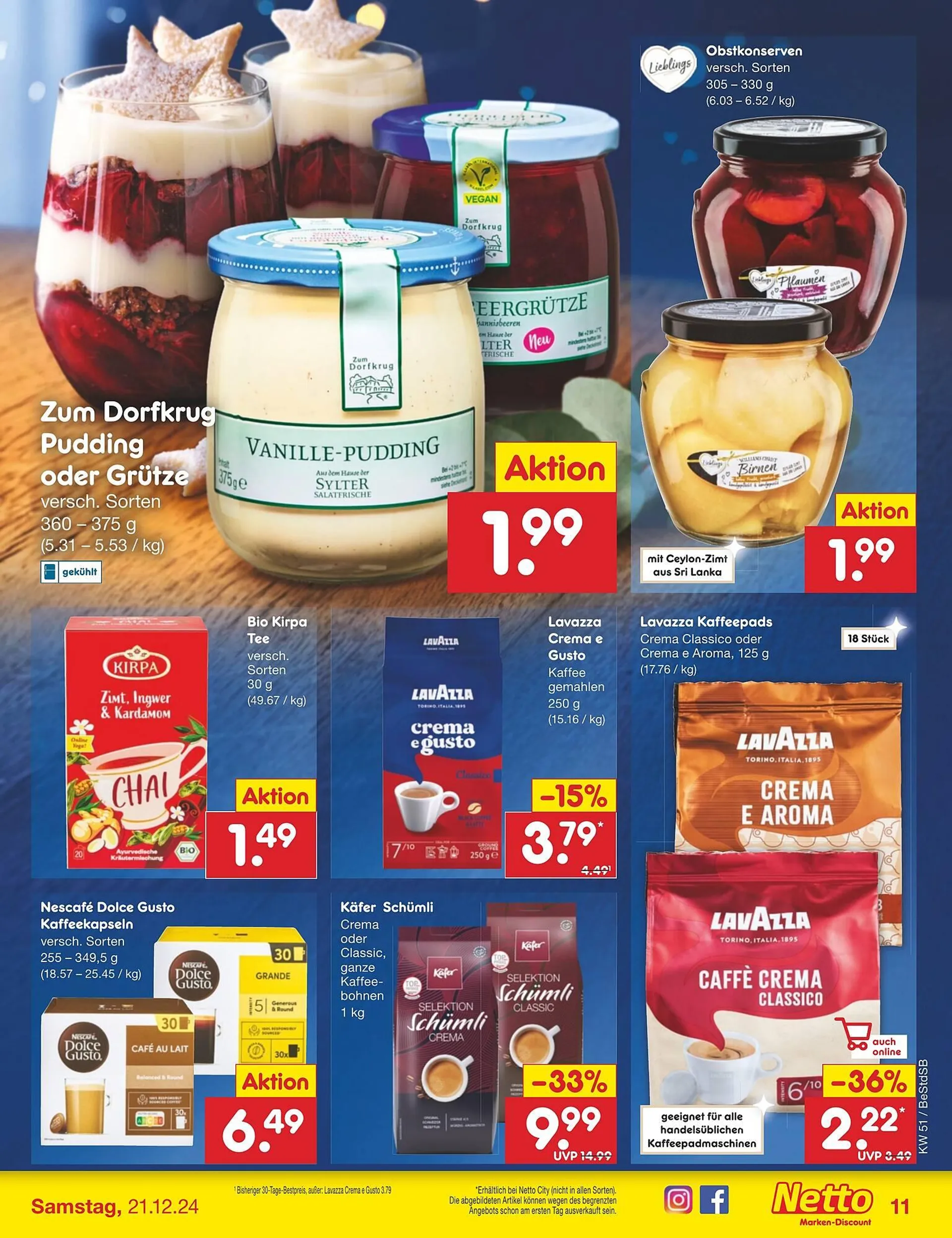 Netto Marken-Discount DE folder van 16 december tot 21 december 2024 - Folder pagina 11