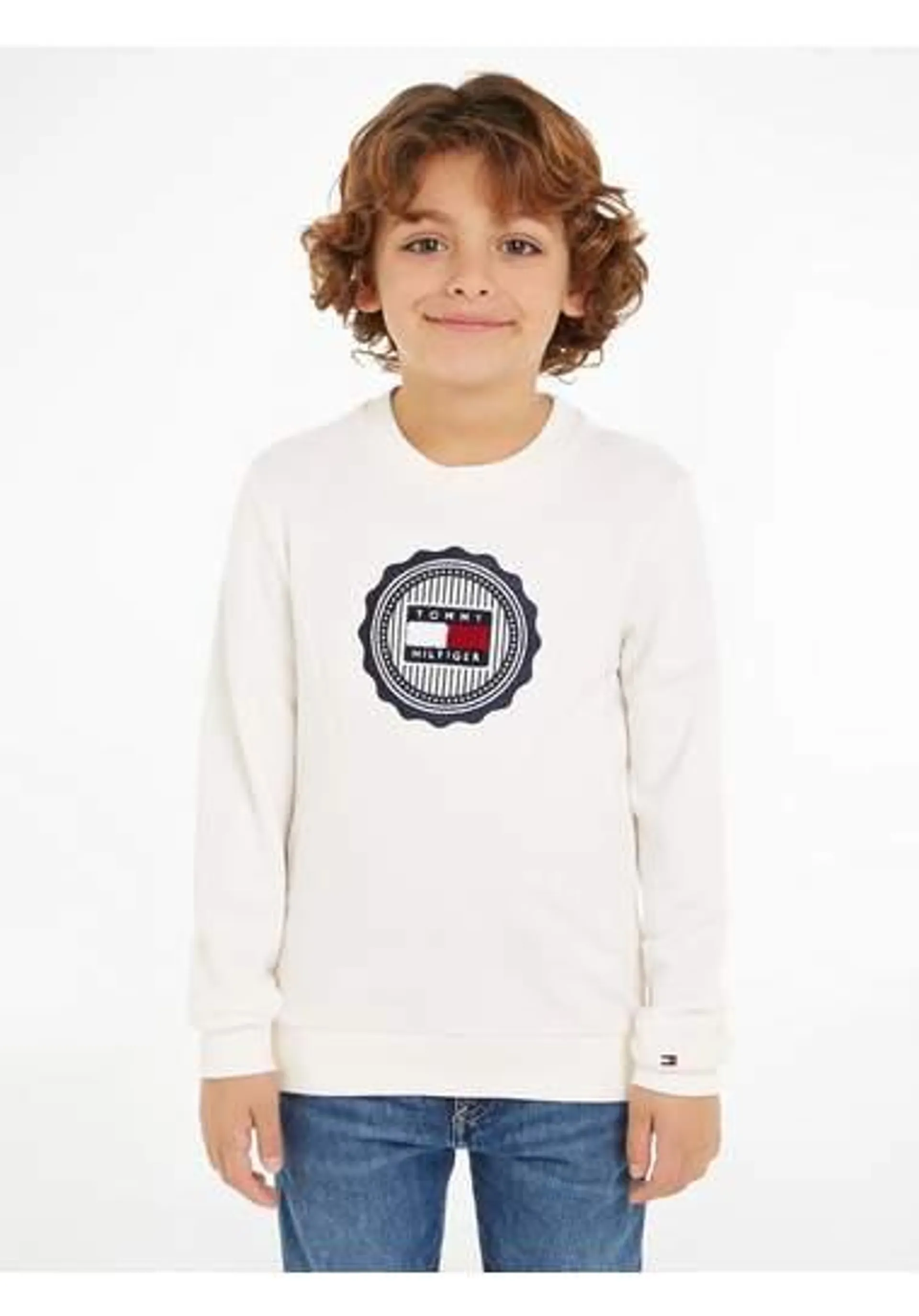 Tommy Hilfiger Sweatshirt STAMP EMBROIDERY REG SWEATSHIRT