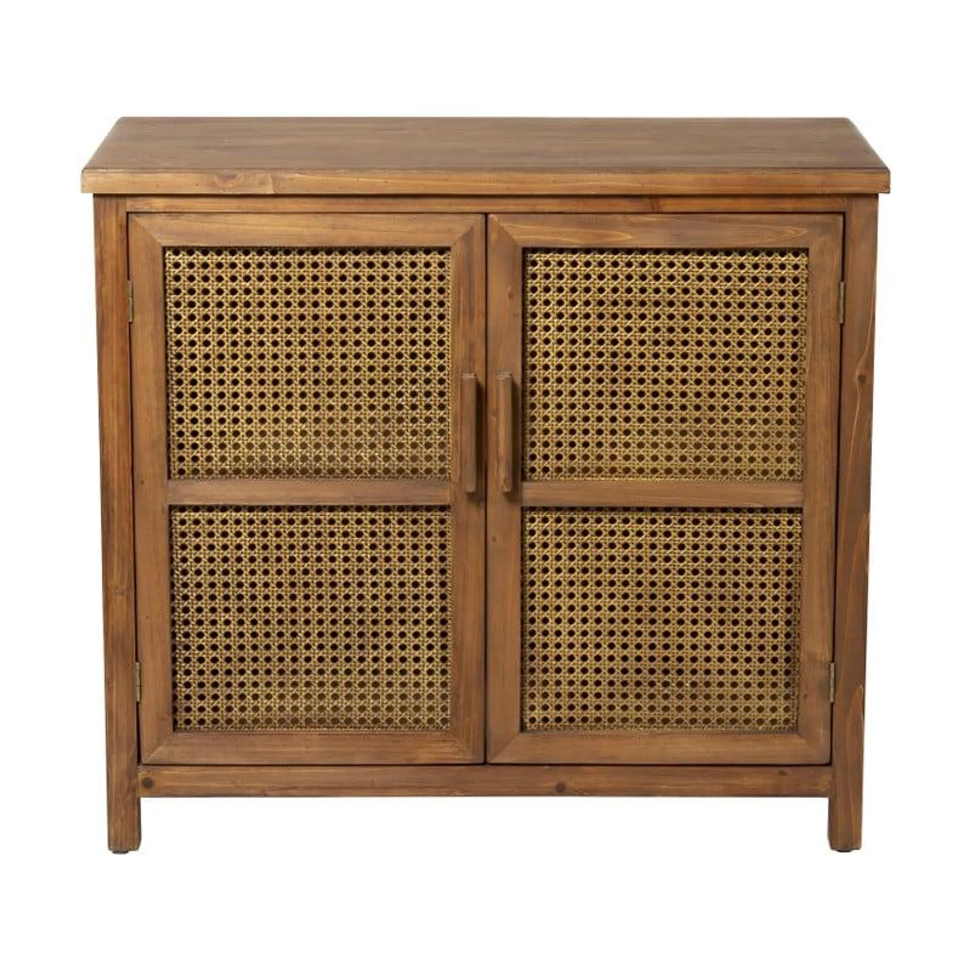 Webbing kast Bandung - bruin - 72x80.5x39 cm