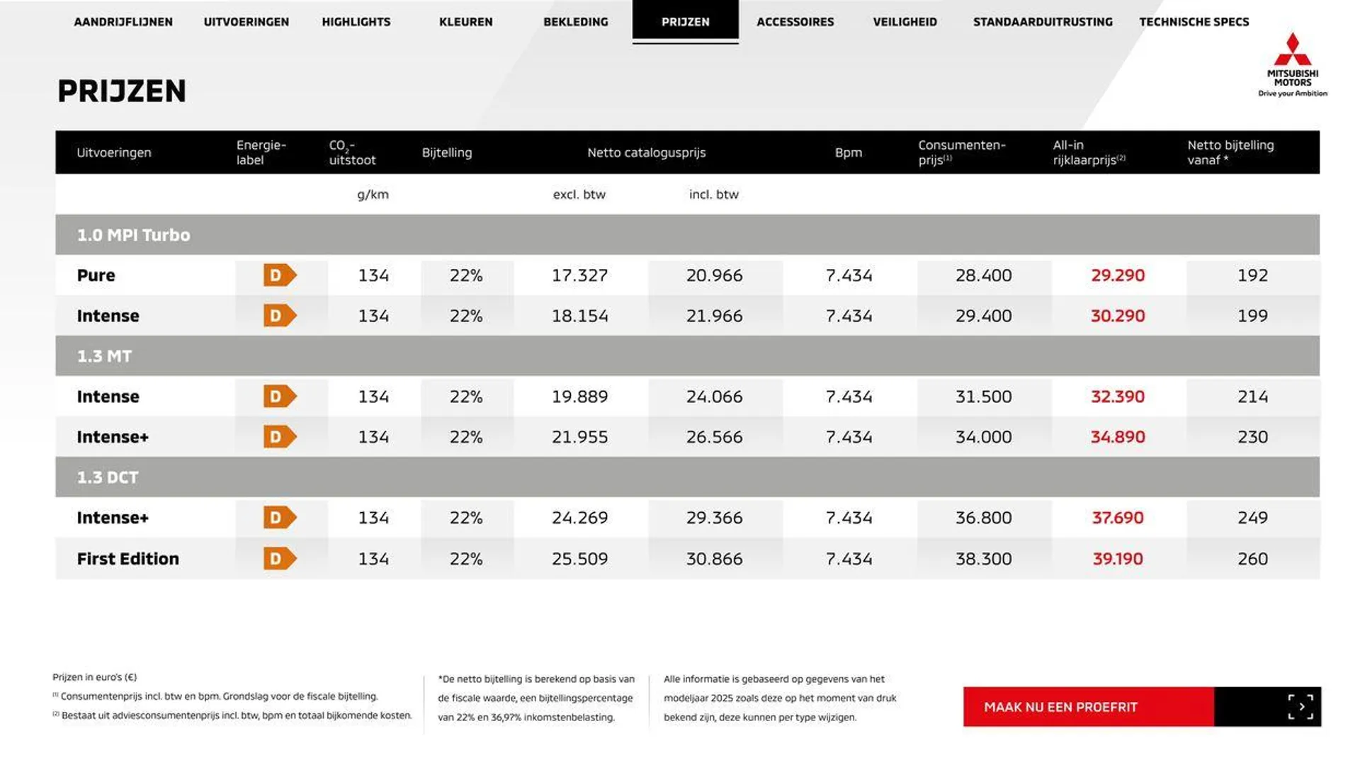 Mitsubishi Asx! van 9 augustus tot 9 augustus 2025 - Folder pagina 12