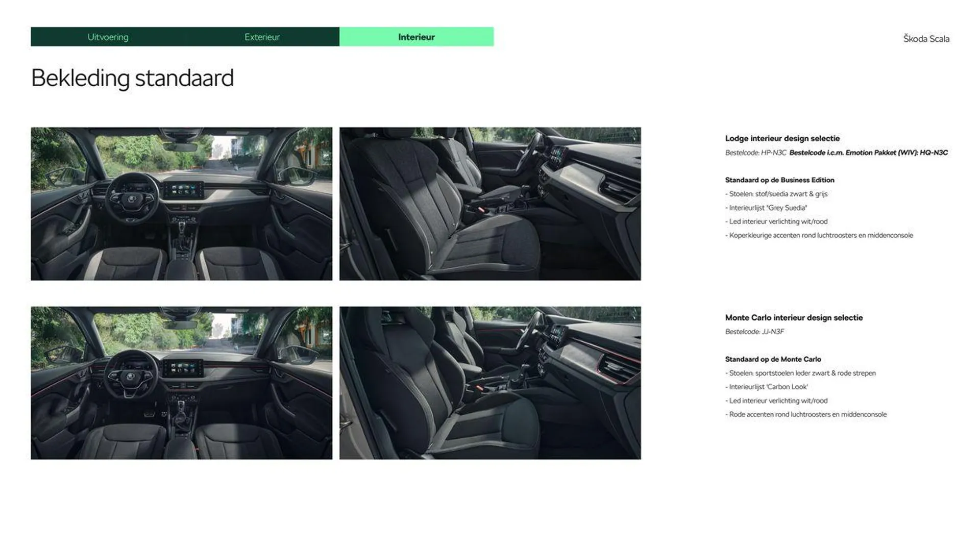 Škoda Scala prijslijst per 1 juni 2024 van 31 mei tot 31 mei 2025 - Folder pagina 12