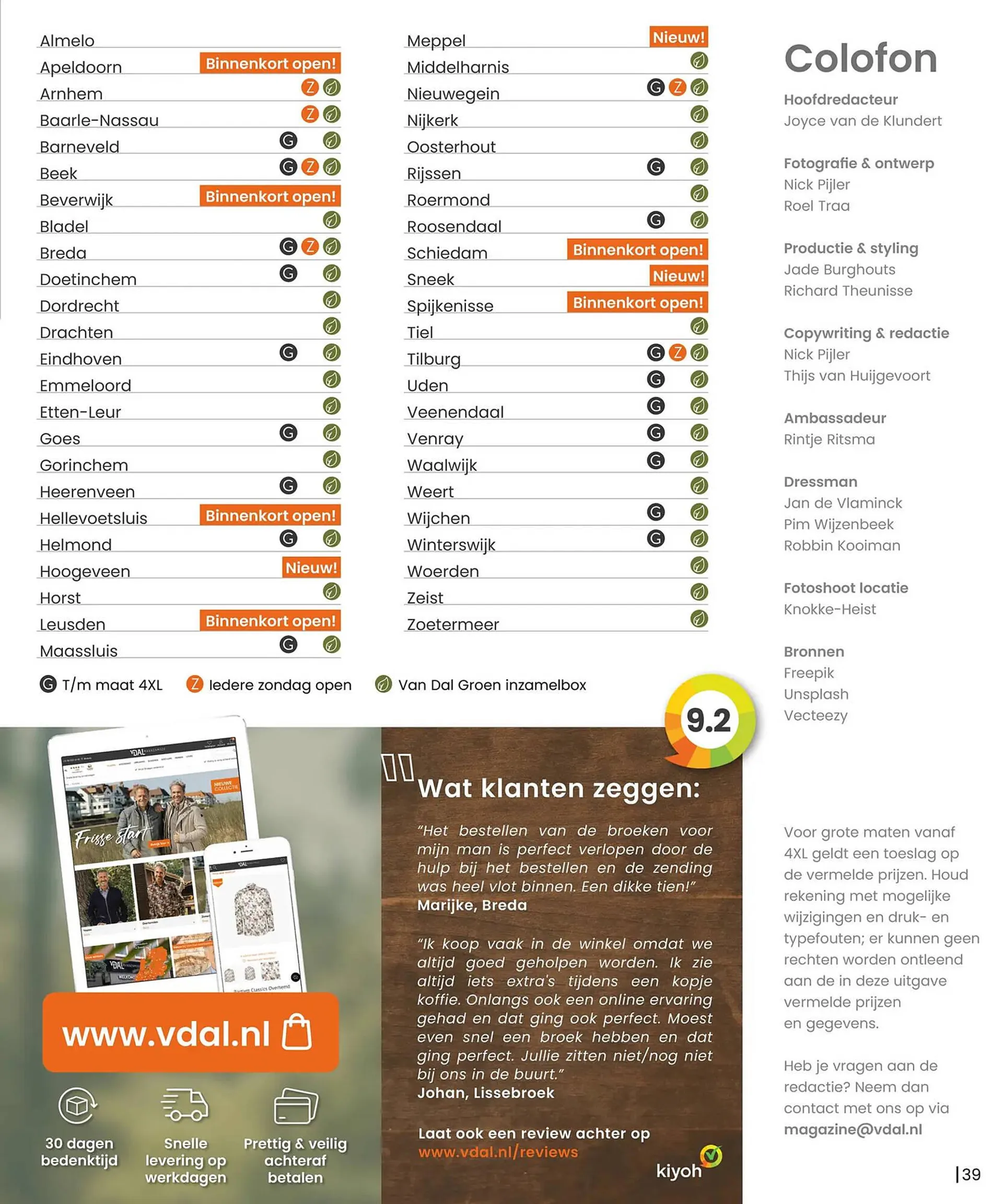 Van Dal Mannenmode folder van 24 september tot 20 oktober 2024 - Folder pagina 39