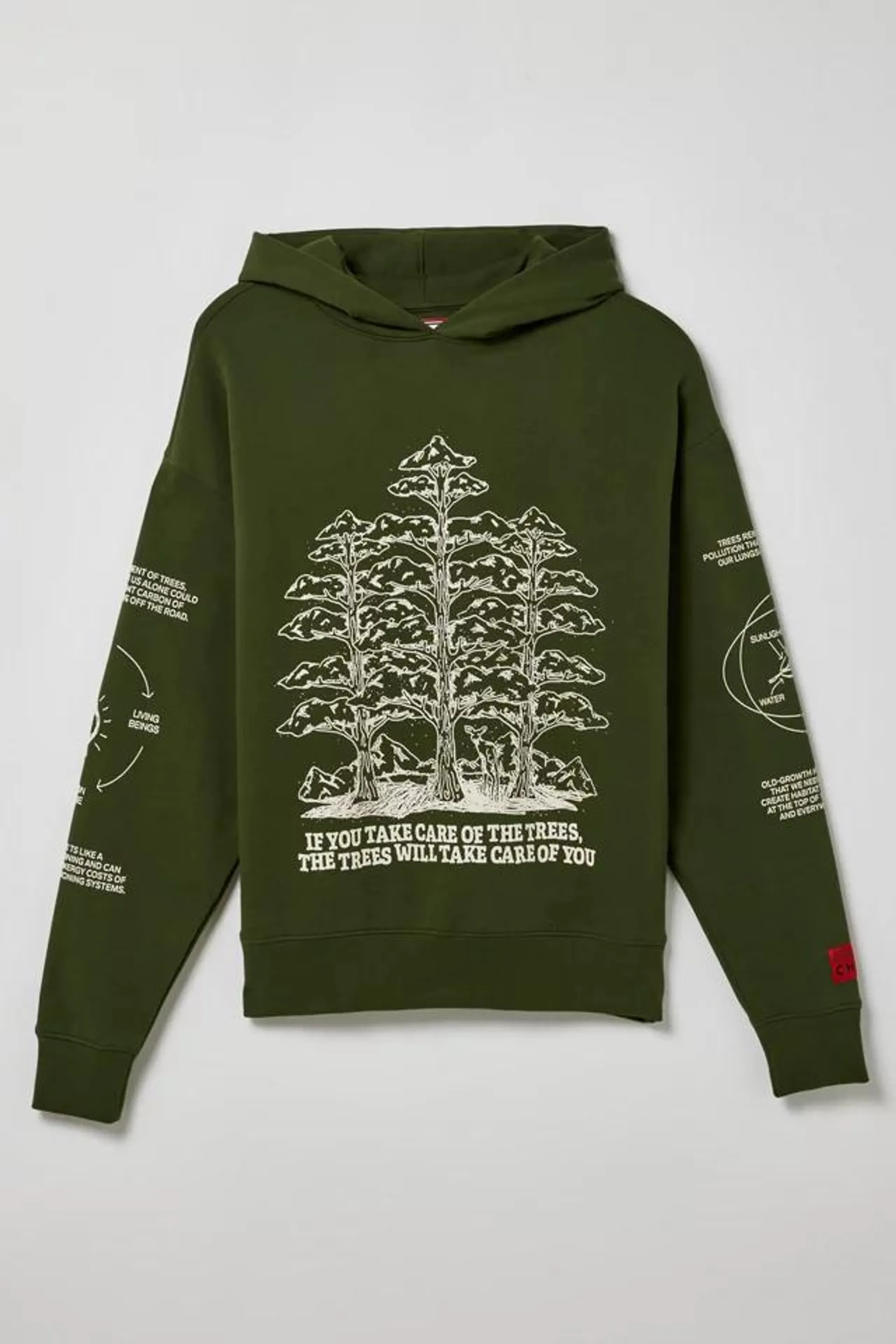 CHNGE UO Exclusive Trees Are The Roots Hoodie Sweatshirt