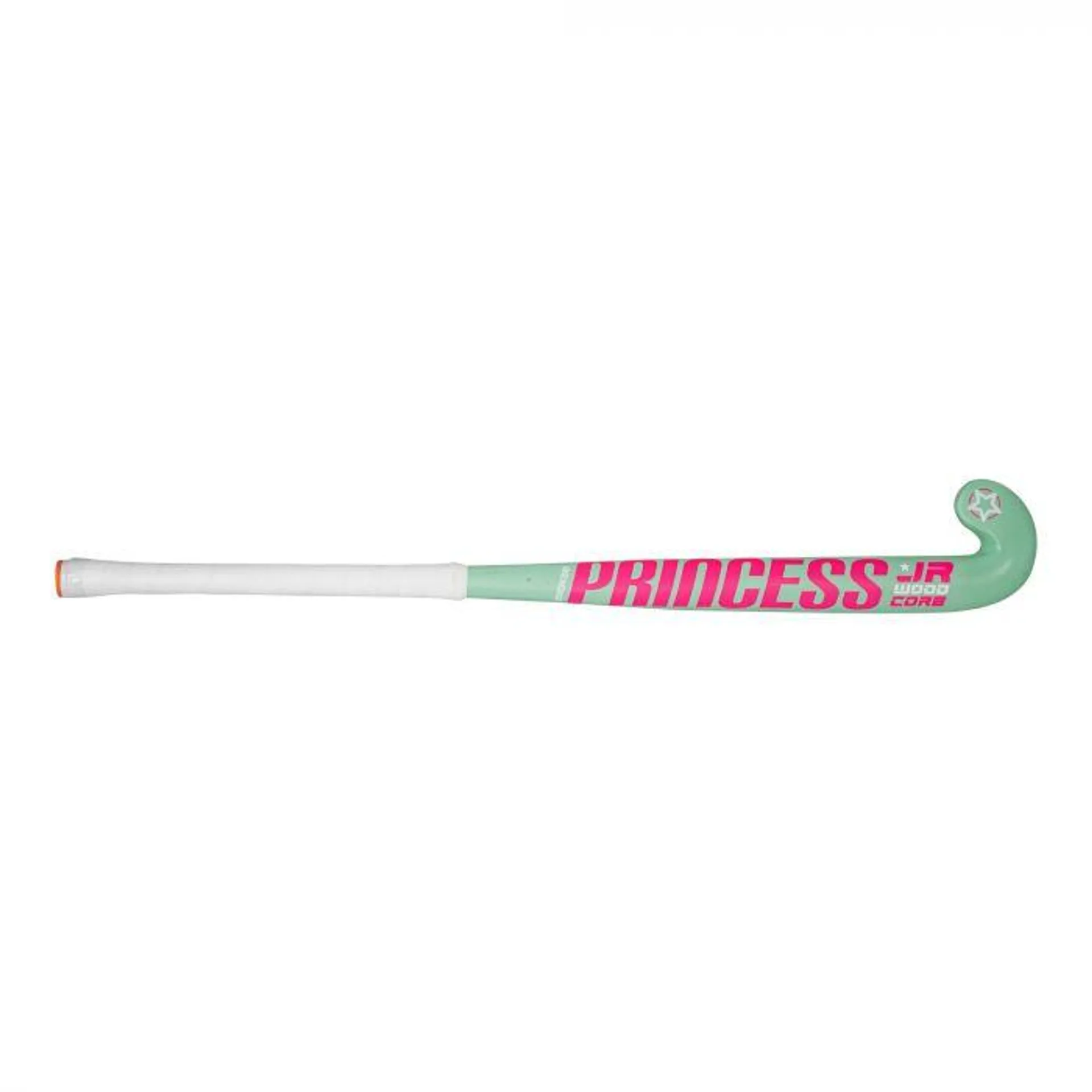 Woodcore Mid Bow hockeystick junior soft mint pink