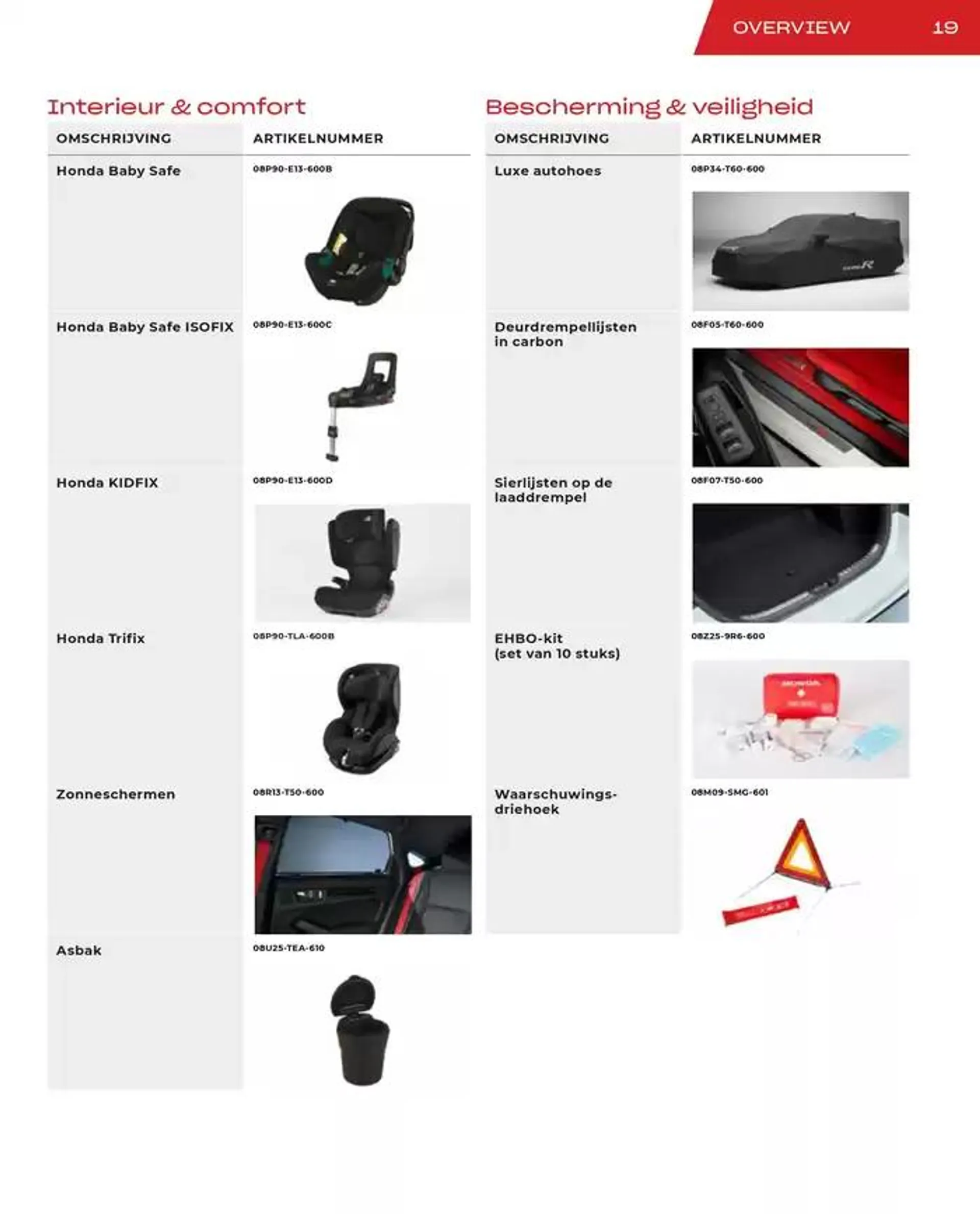 Civic Type R Accessories van 19 november tot 30 juni 2025 - Folder pagina 19