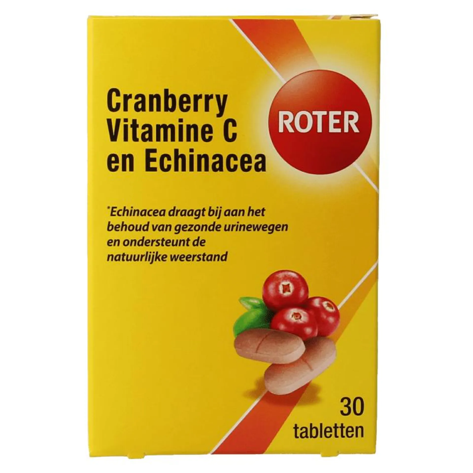 Roter Cranberry vitamine C & echinacea 30 tabletten