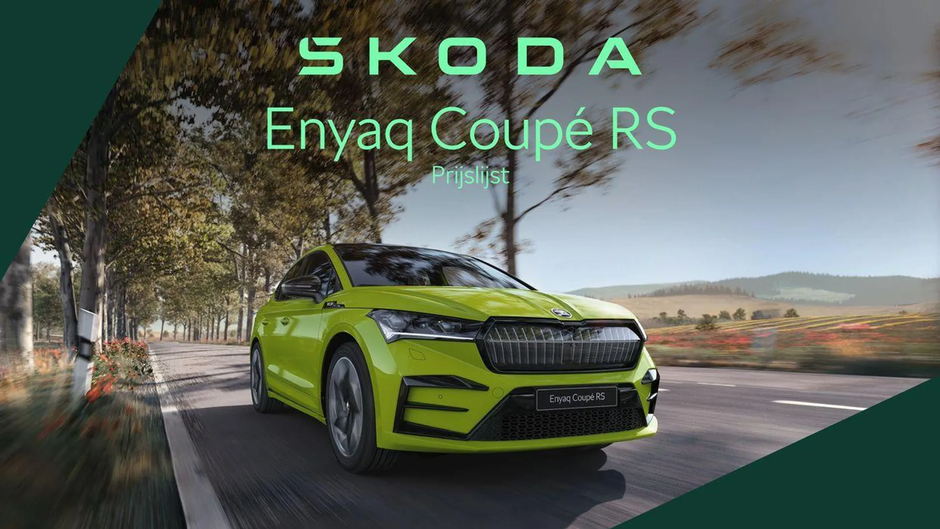 Škoda Enyaq Coupé RS prijslijst per 1 juni 2024 - 1