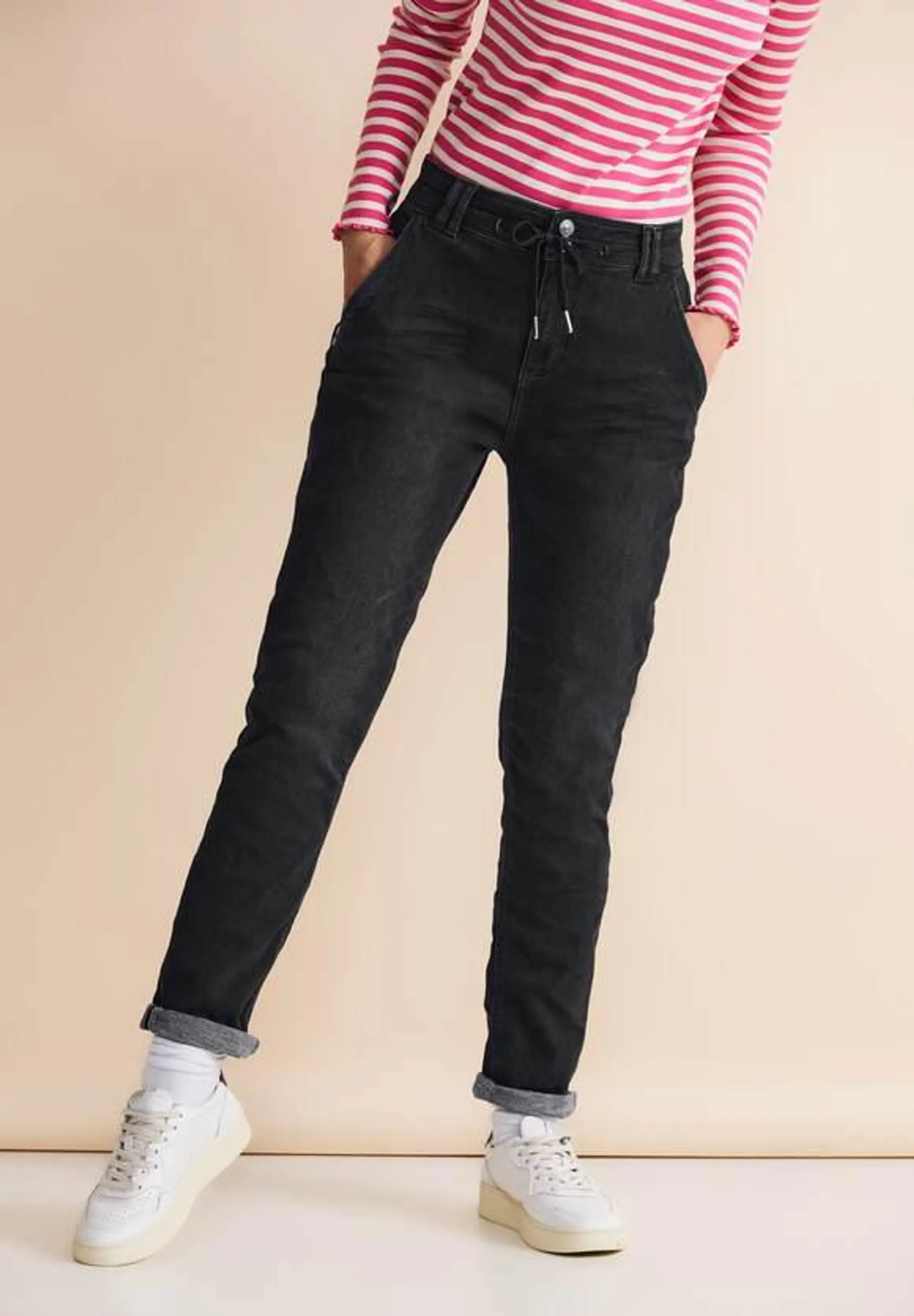 Loose fit thermo-jeans