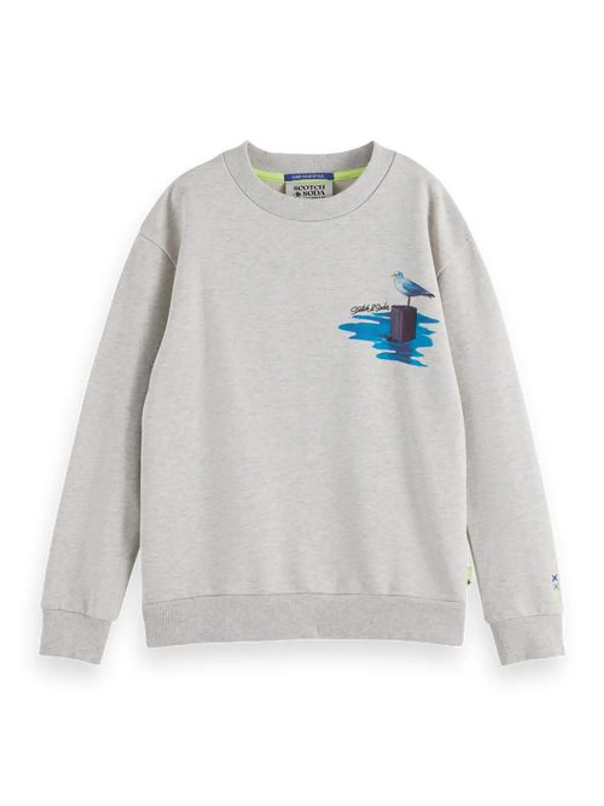 Relaxed-fit artwork sweatshirt