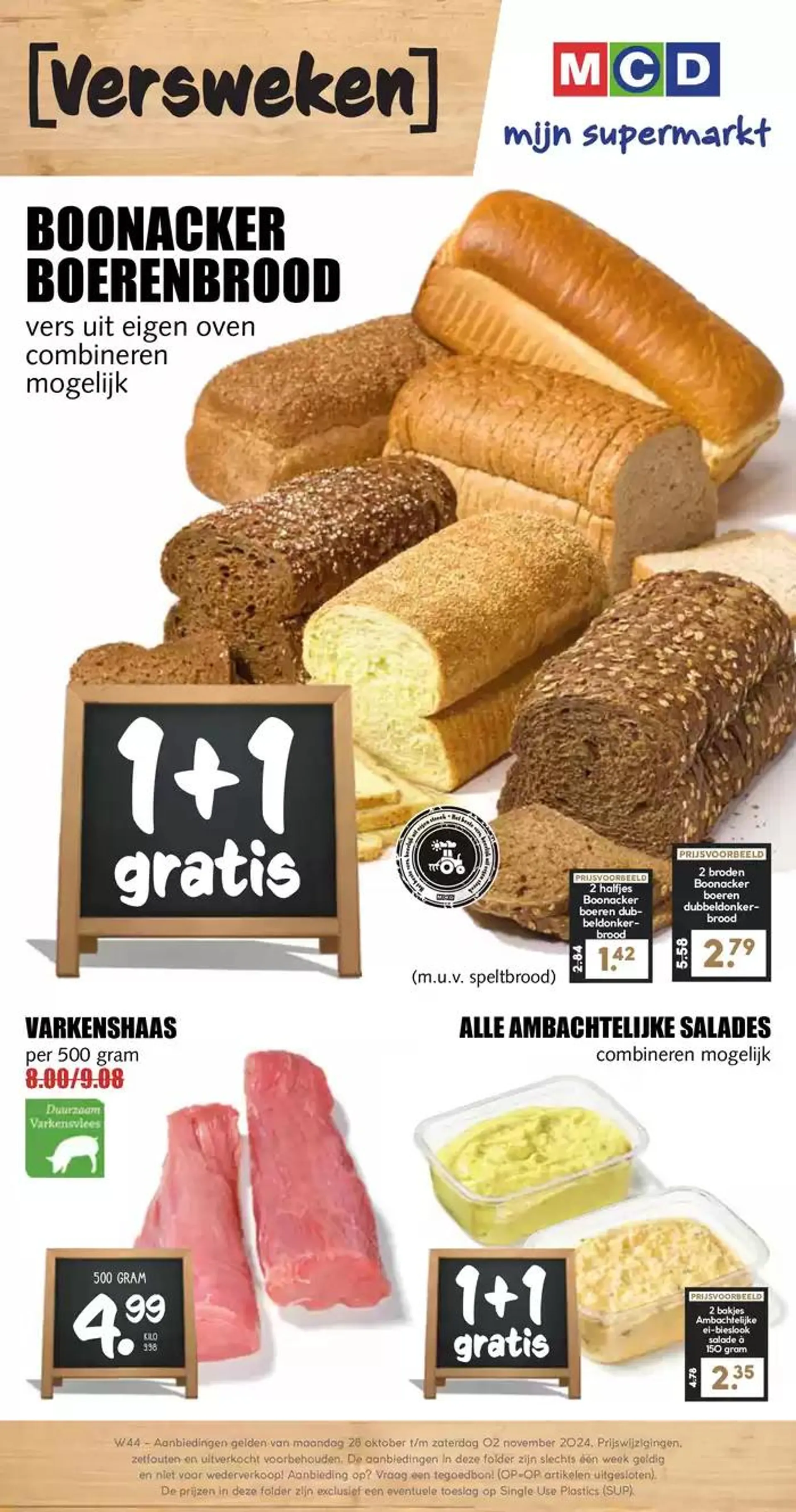 MCD Supermarkt folder van 27 oktober tot 10 november 2024 - Folder pagina 1