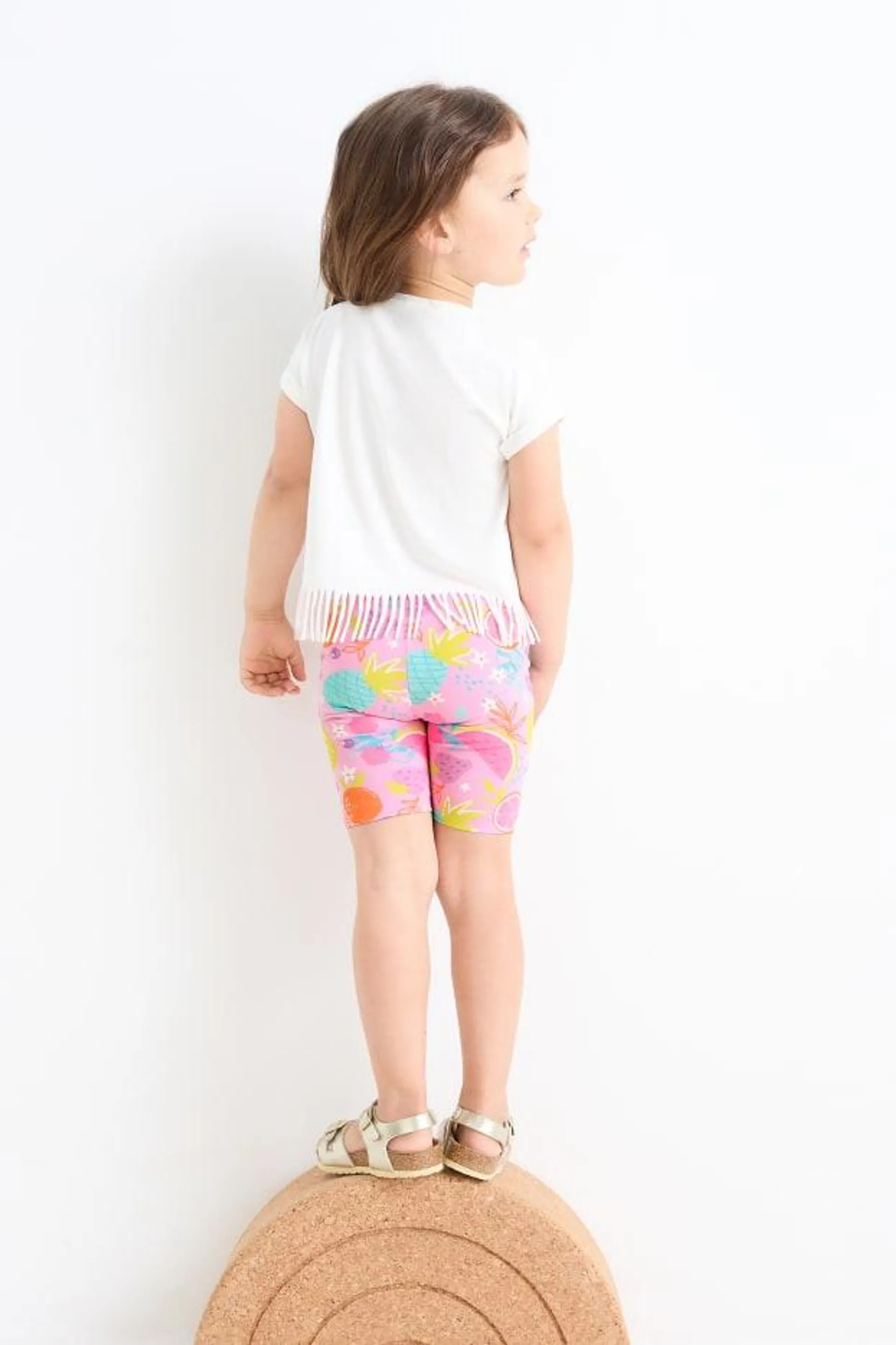 Fruit - set - short sleeve T-shirt and cycling shorts - 2 piece