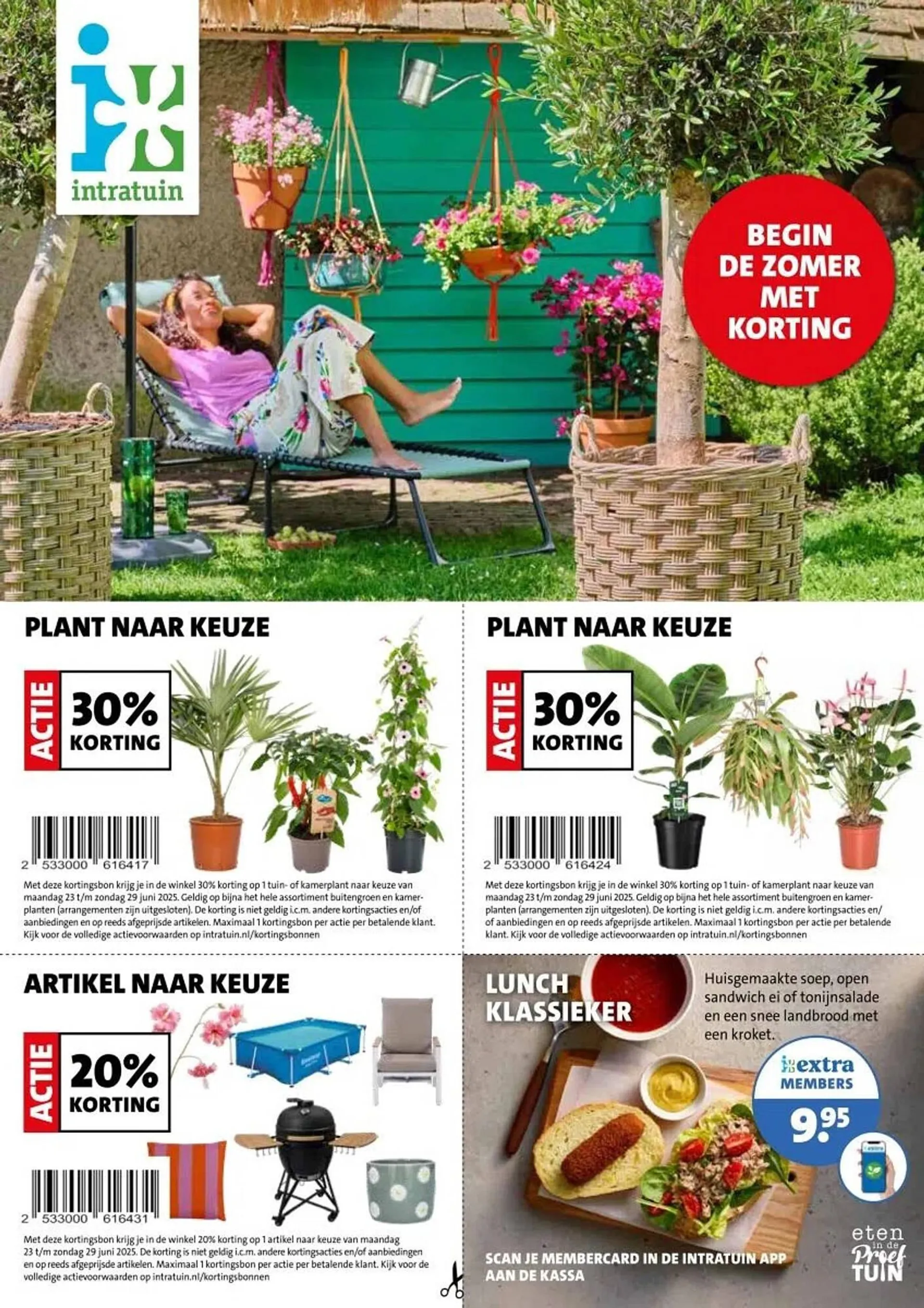 Intratuin folder van 23 juni tot 29 juni 2025 - Folder pagina 1