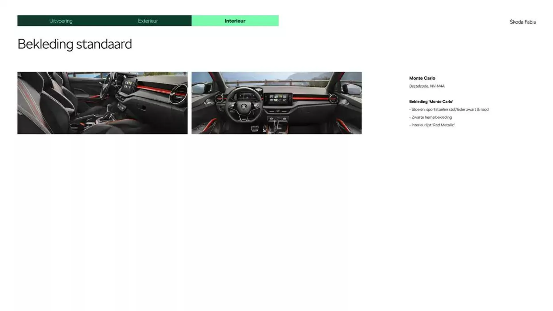 Škoda Fabia prijslijst per 25 november 2024 van 17 december tot 17 december 2025 - Folder pagina 12