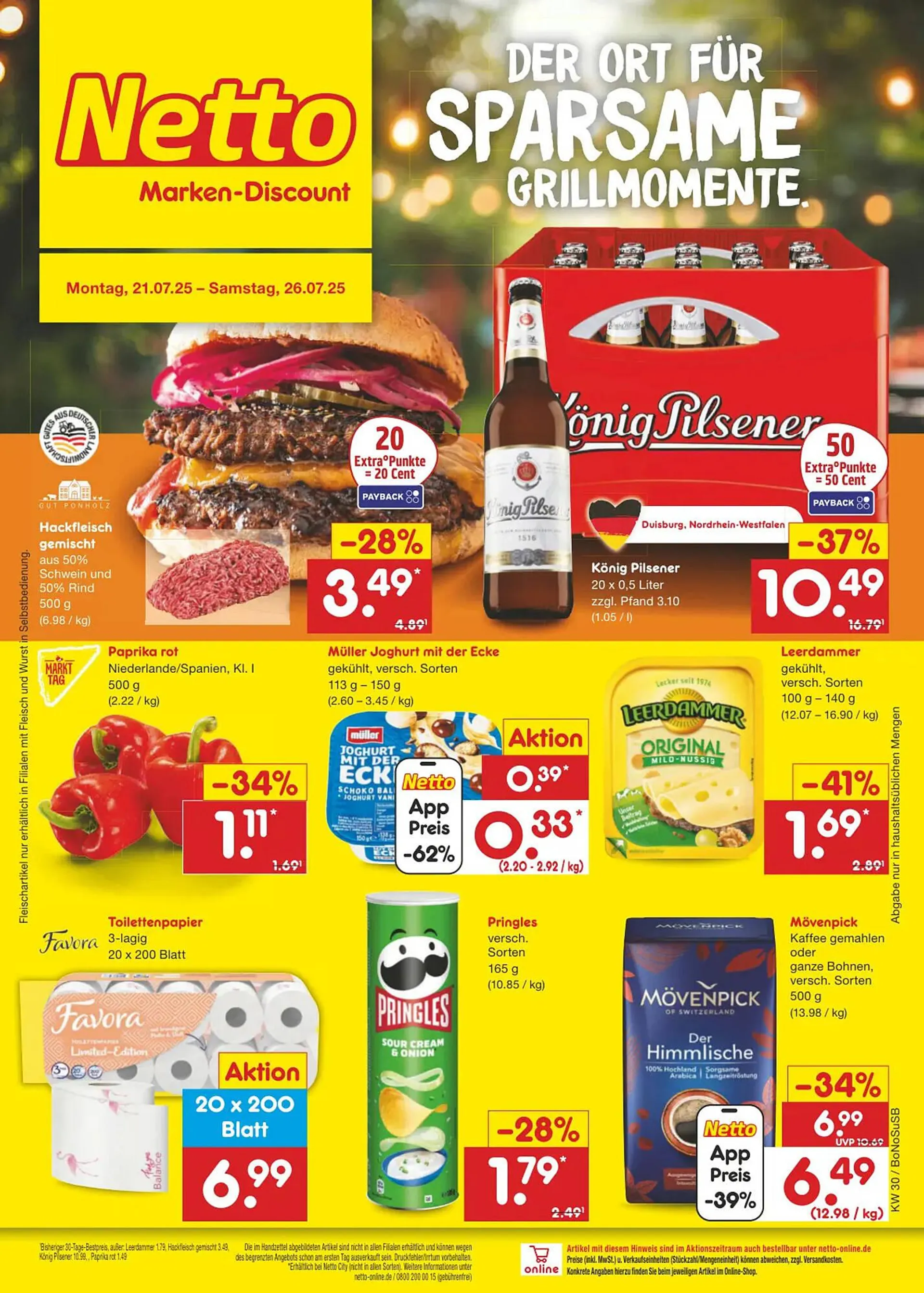 Netto Marken-Discount DE folder van 21 juli tot 26 juli 2025 - Folder pagina 1