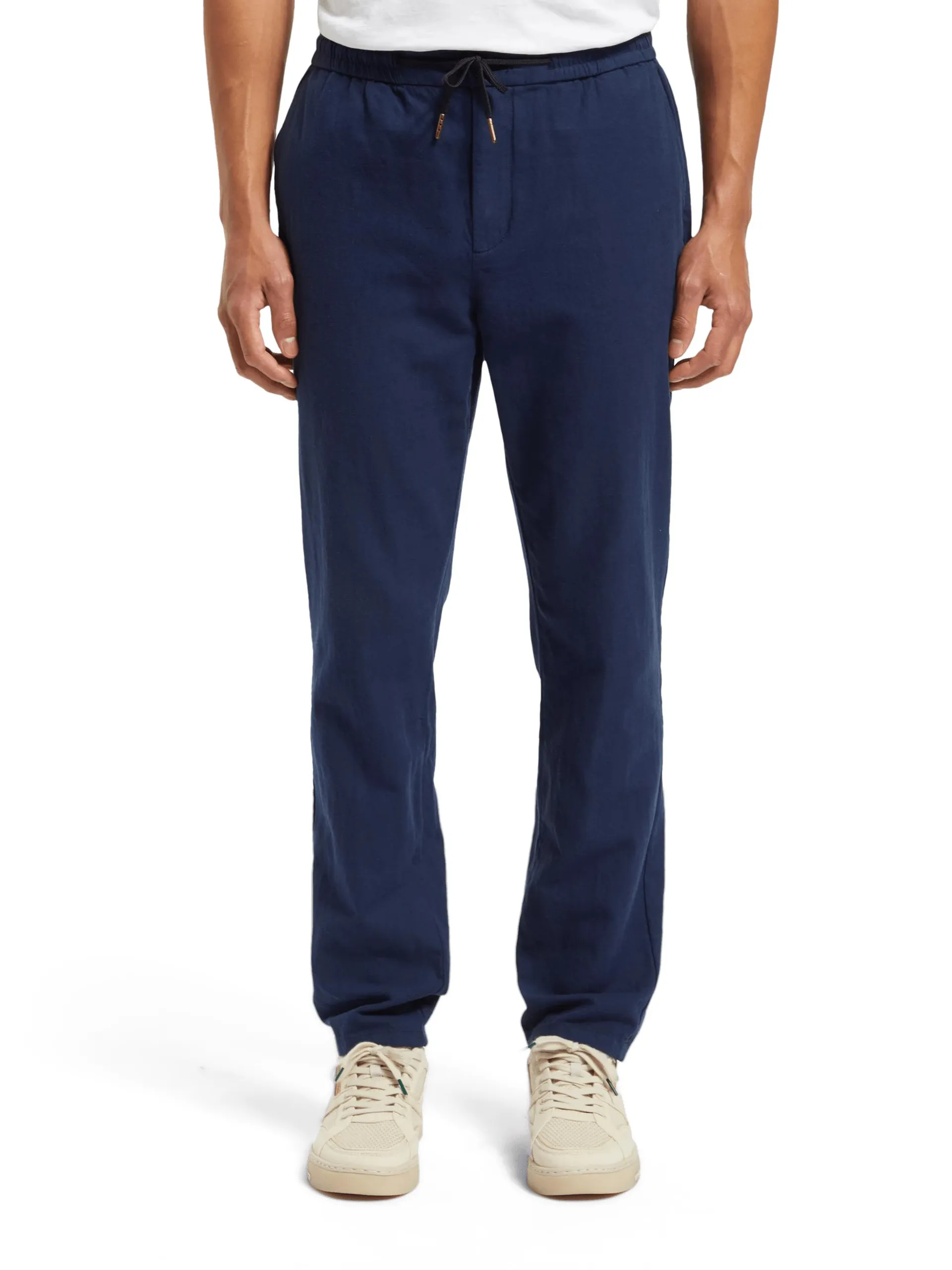 Warren straight leg linen-blended jogger