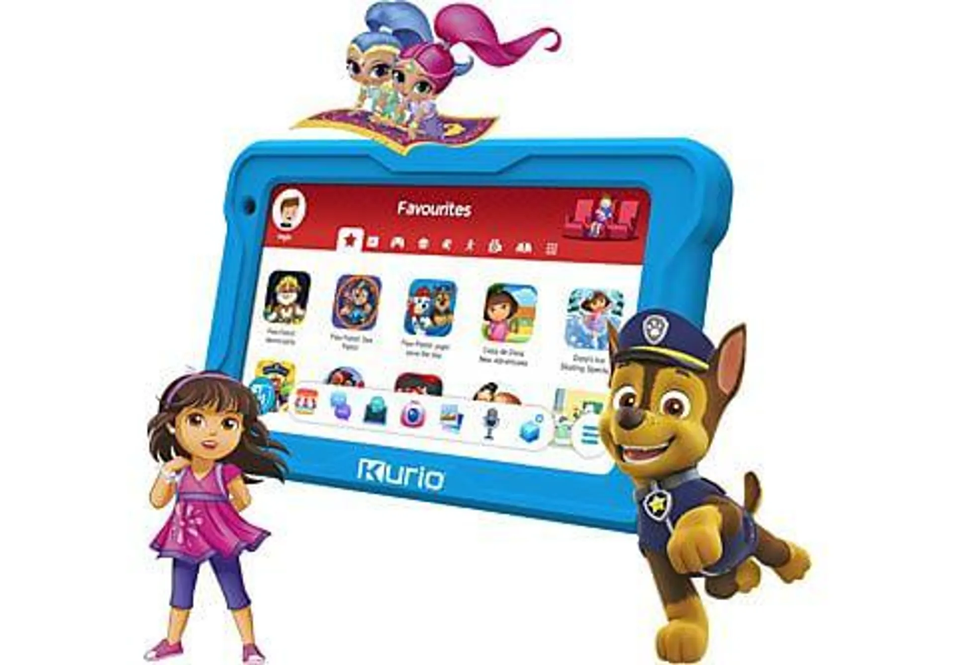 KURIO Tab Premium Nickelodeon - 7 inch - 32 GB - Blauw - Kindertablet