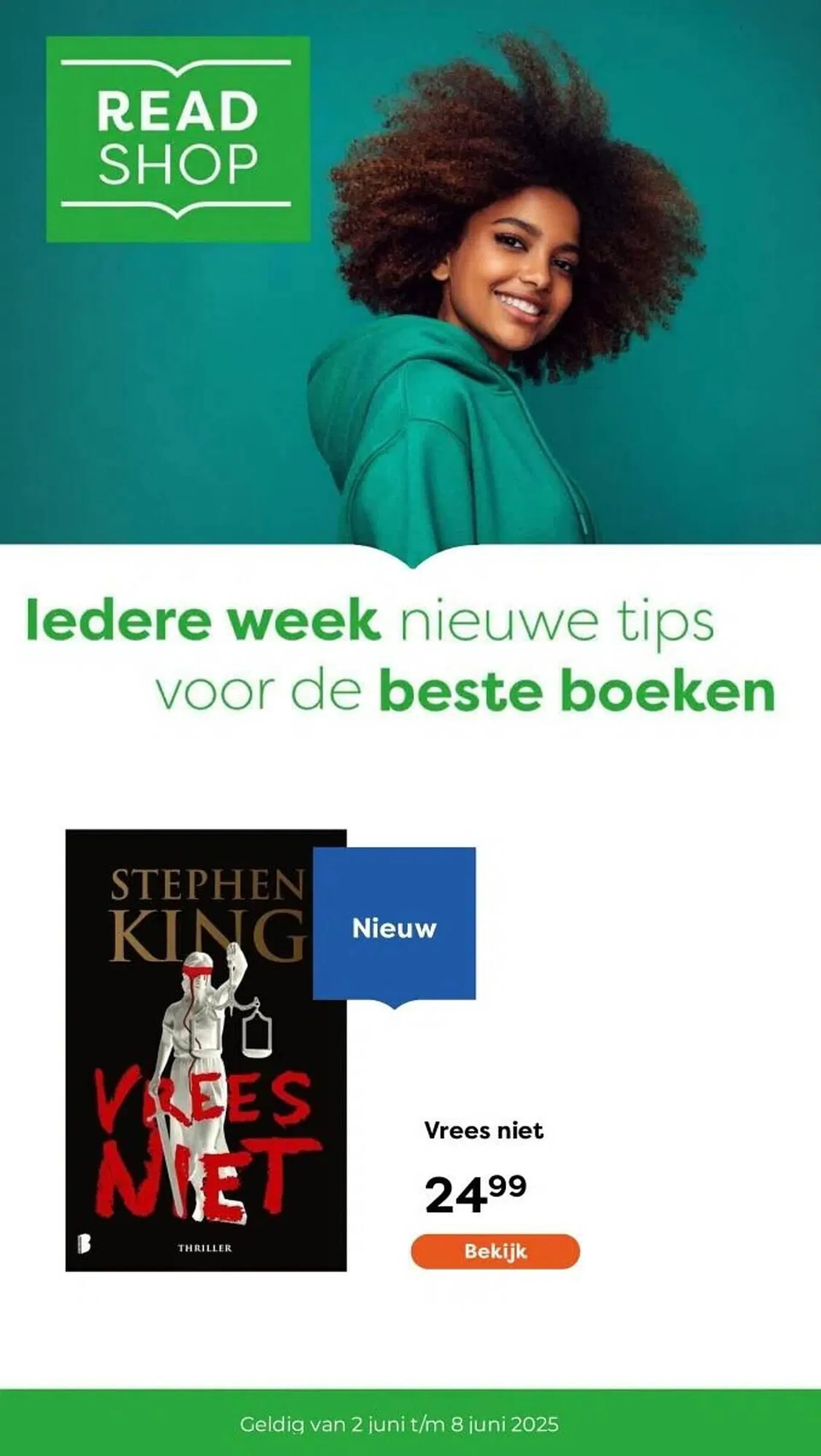 The Read Shop folder van 2 juni tot 8 juni 2025 - Folder pagina 1