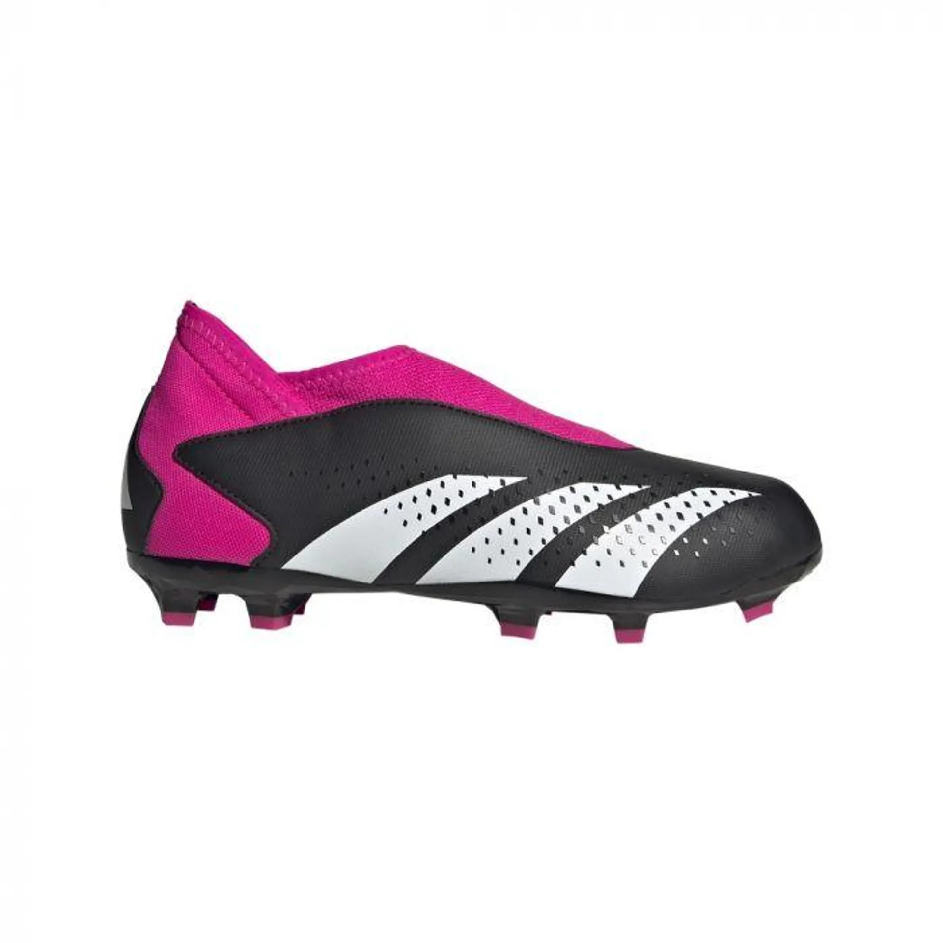 Adidas Predator Accuracy.3 GW4606 voetbalschoenen junior core black cloud white team shock pink 2