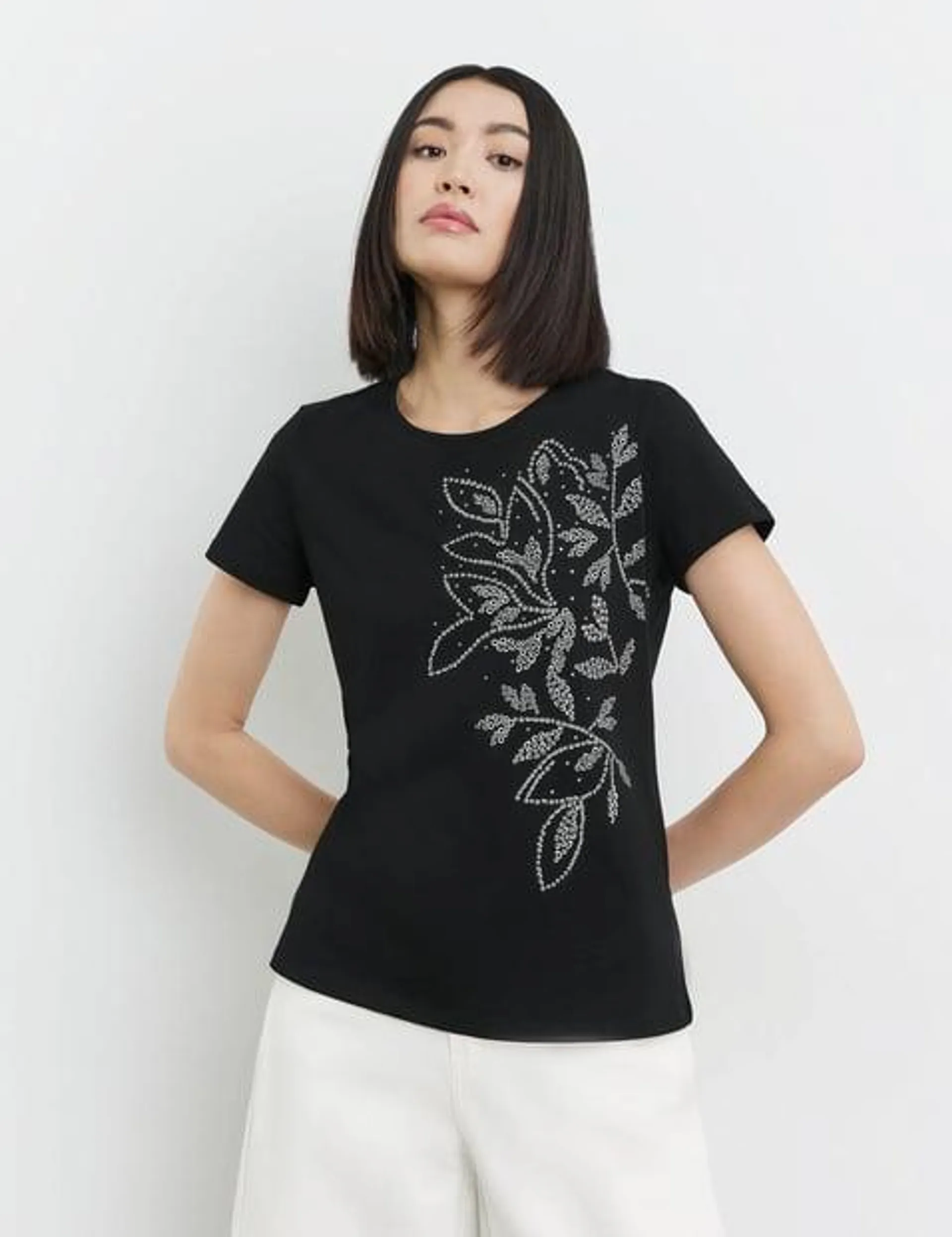 Katoenen T-shirt met print