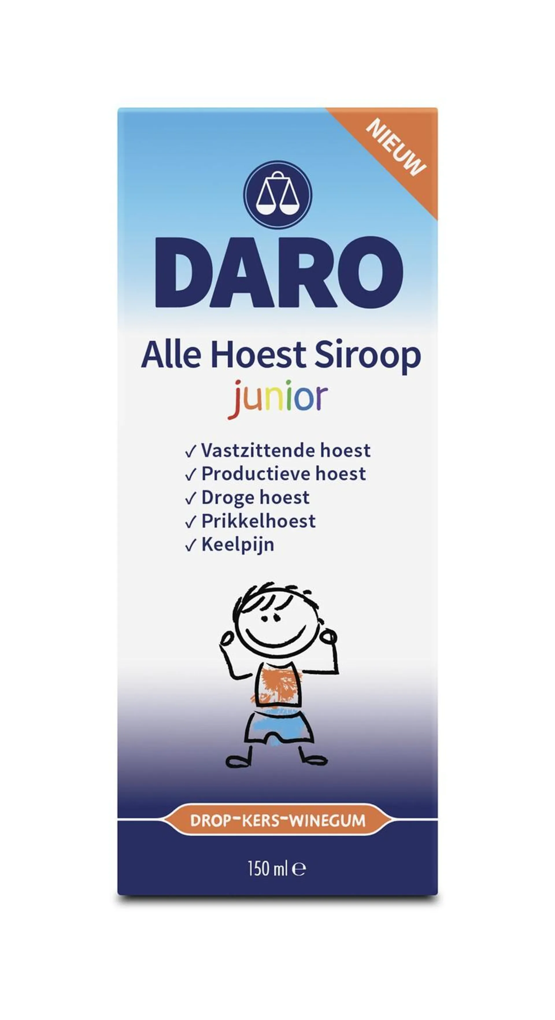 Daro Alle hoest siroop junior 150 milliliter