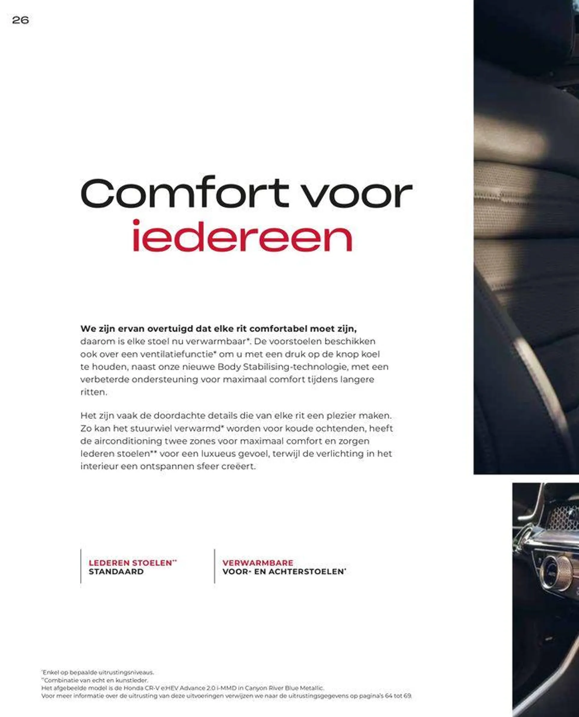 Honda CR-V e:HEV &amp; e:PHEV — Brochure van 28 juni tot 12 juli 2024 - Folder pagina 26