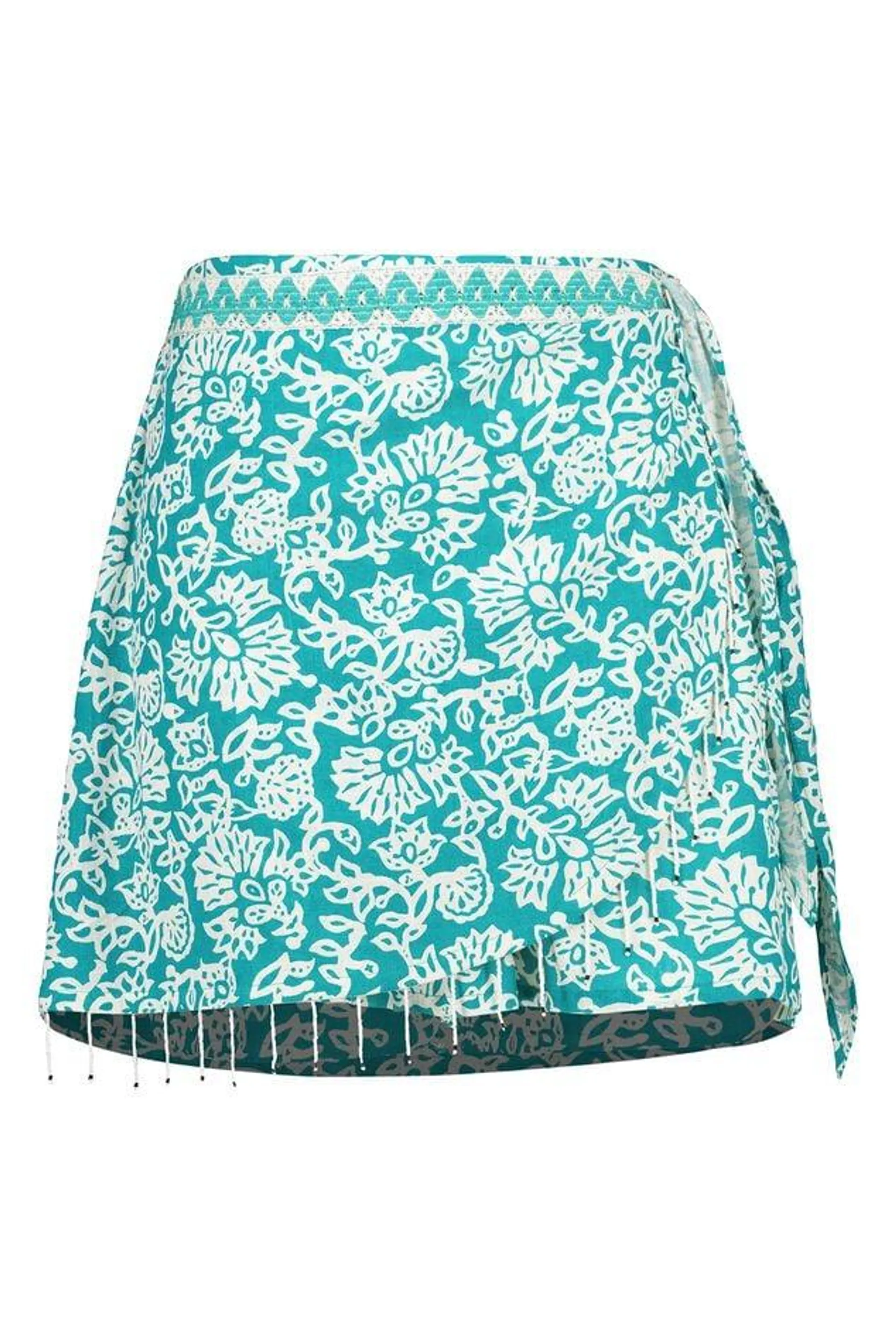 Skort met print en details