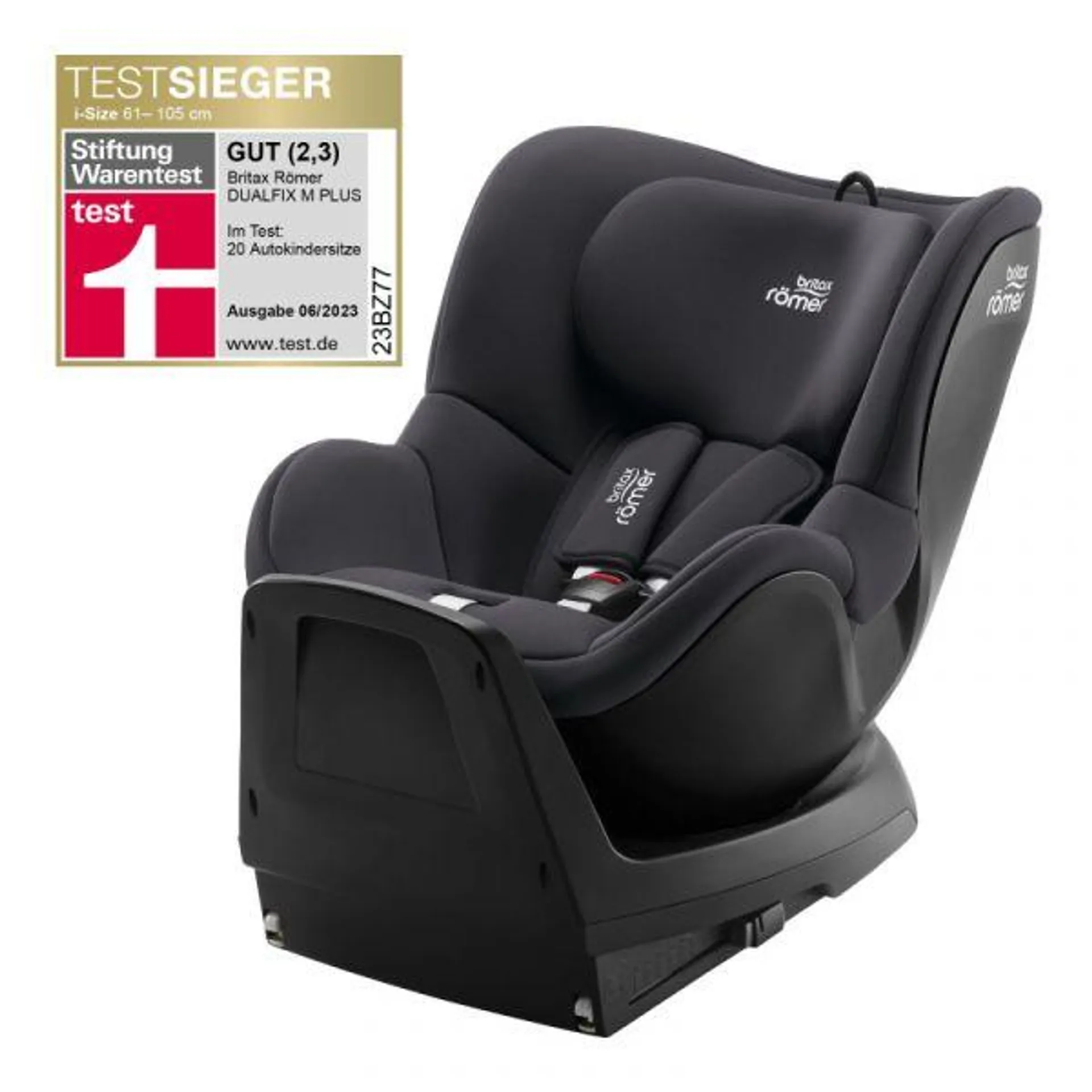 Britax Römer Dualfix M Plus Autostoeltje Midnight Grey