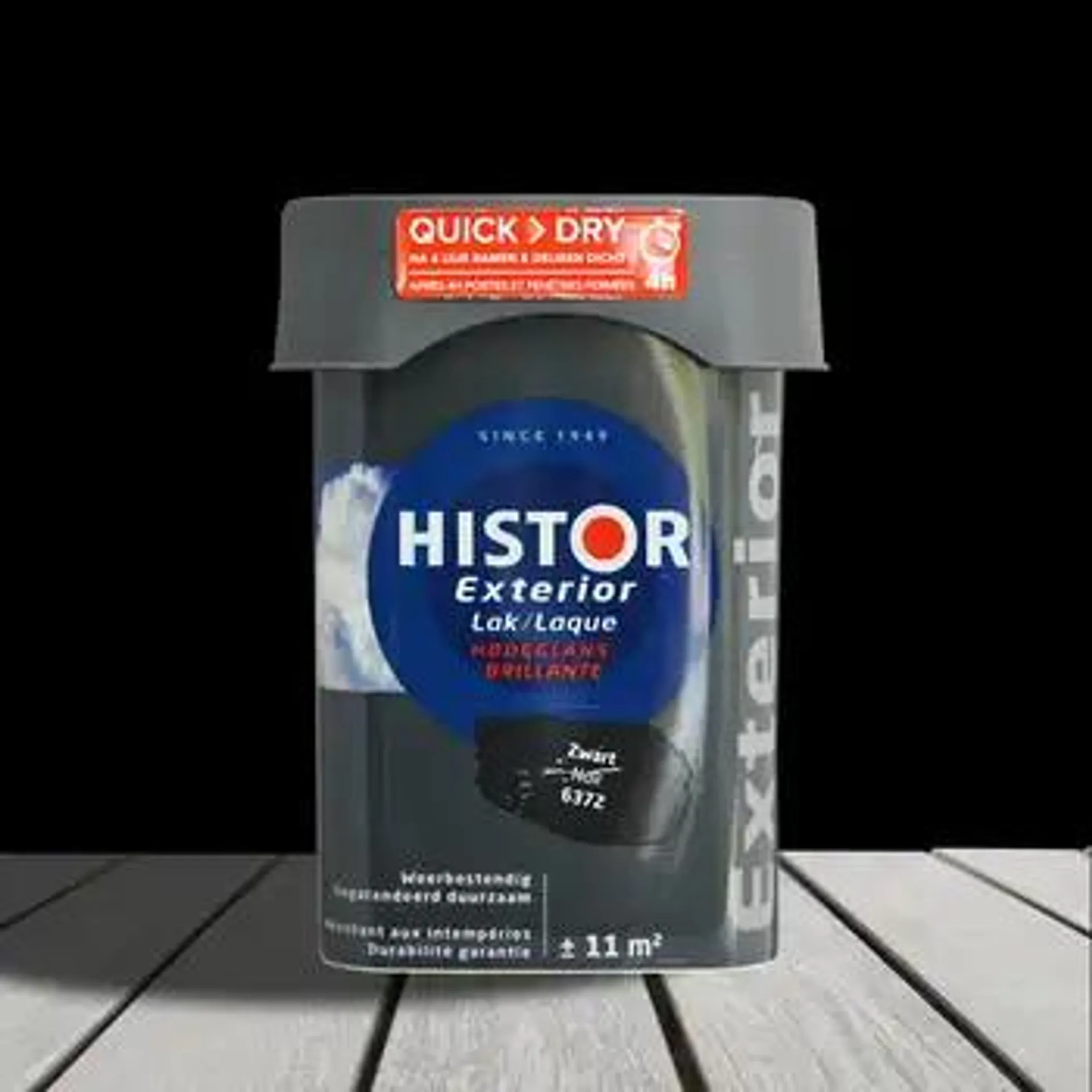 Histor Exterior Hoogglans Zwart 6372