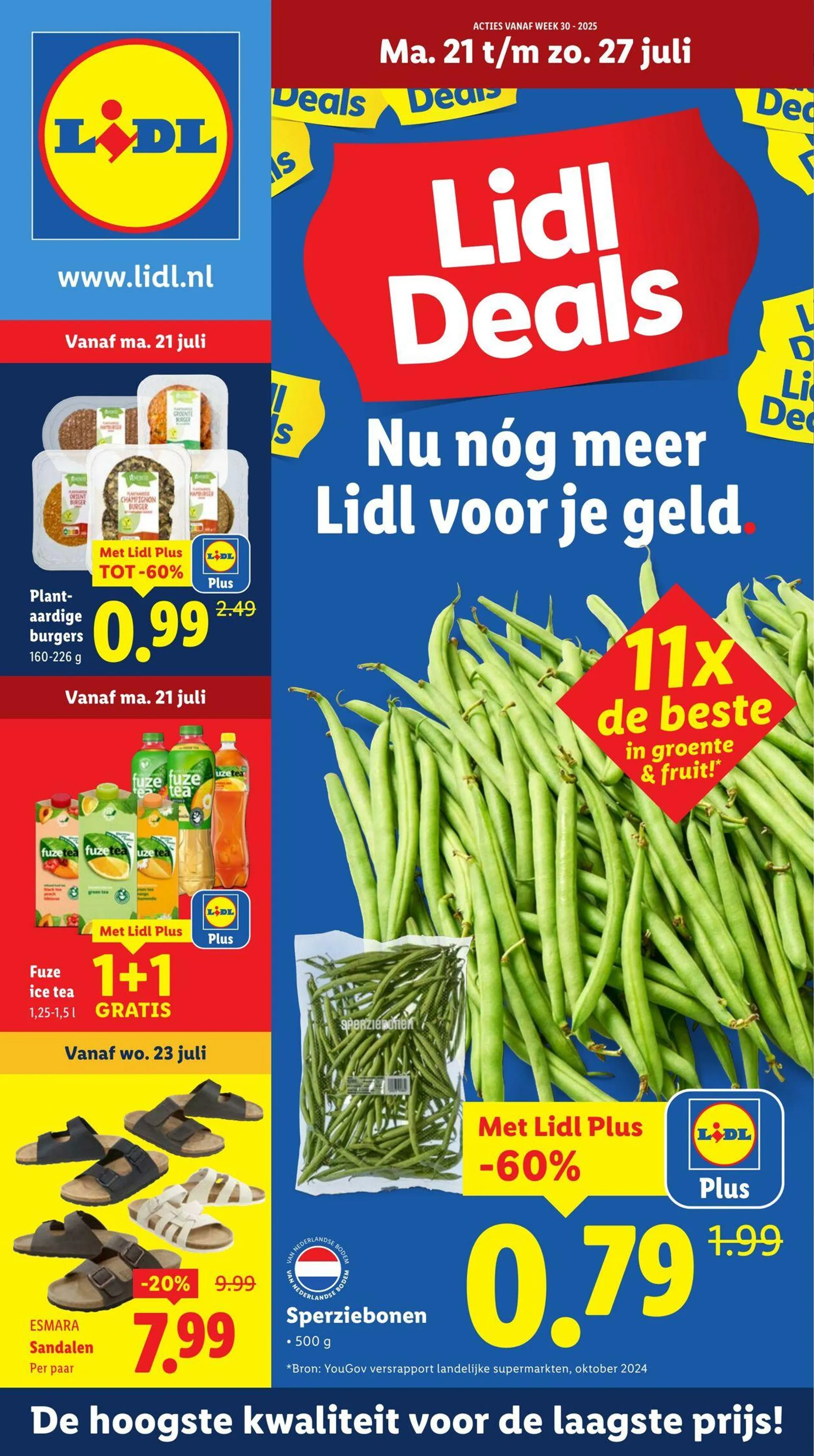Lidl van 21 juli tot 27 juli 2025 - Folder pagina 1