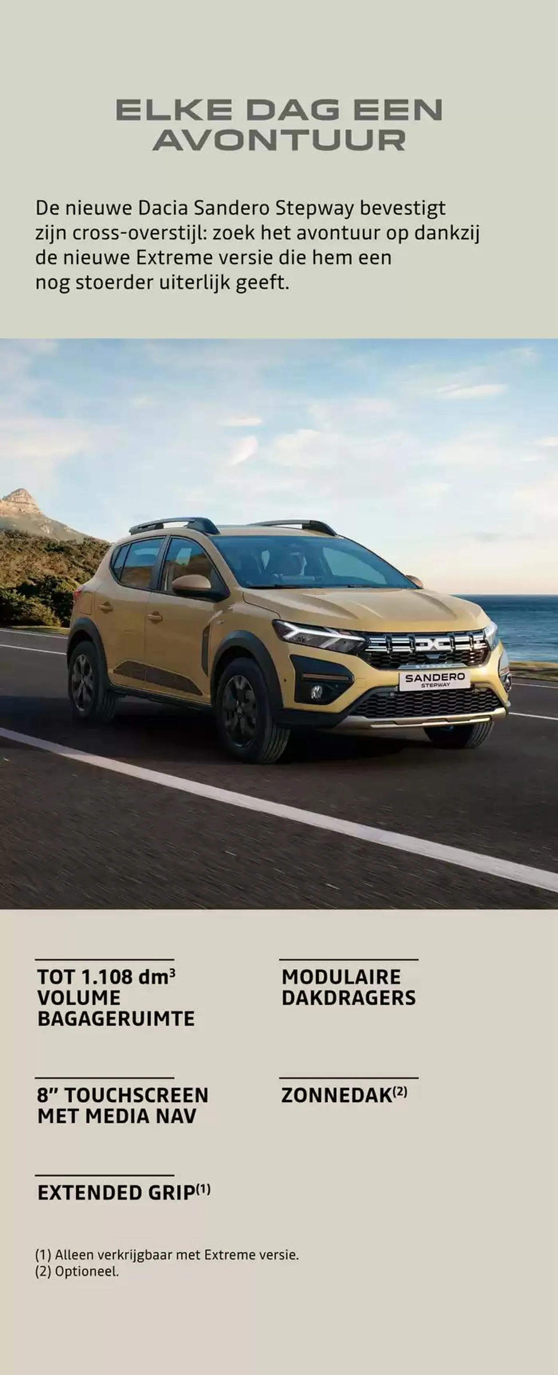 Dacia Sandero Stepway  van 28 november tot 30 juni 2025 - Folder pagina 2
