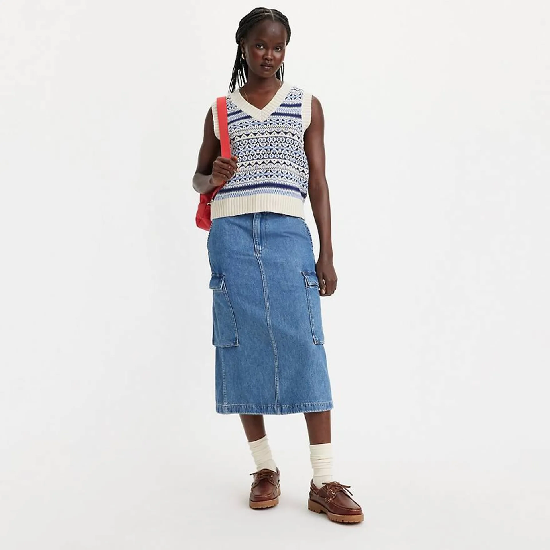 Cargo Midi Skirt