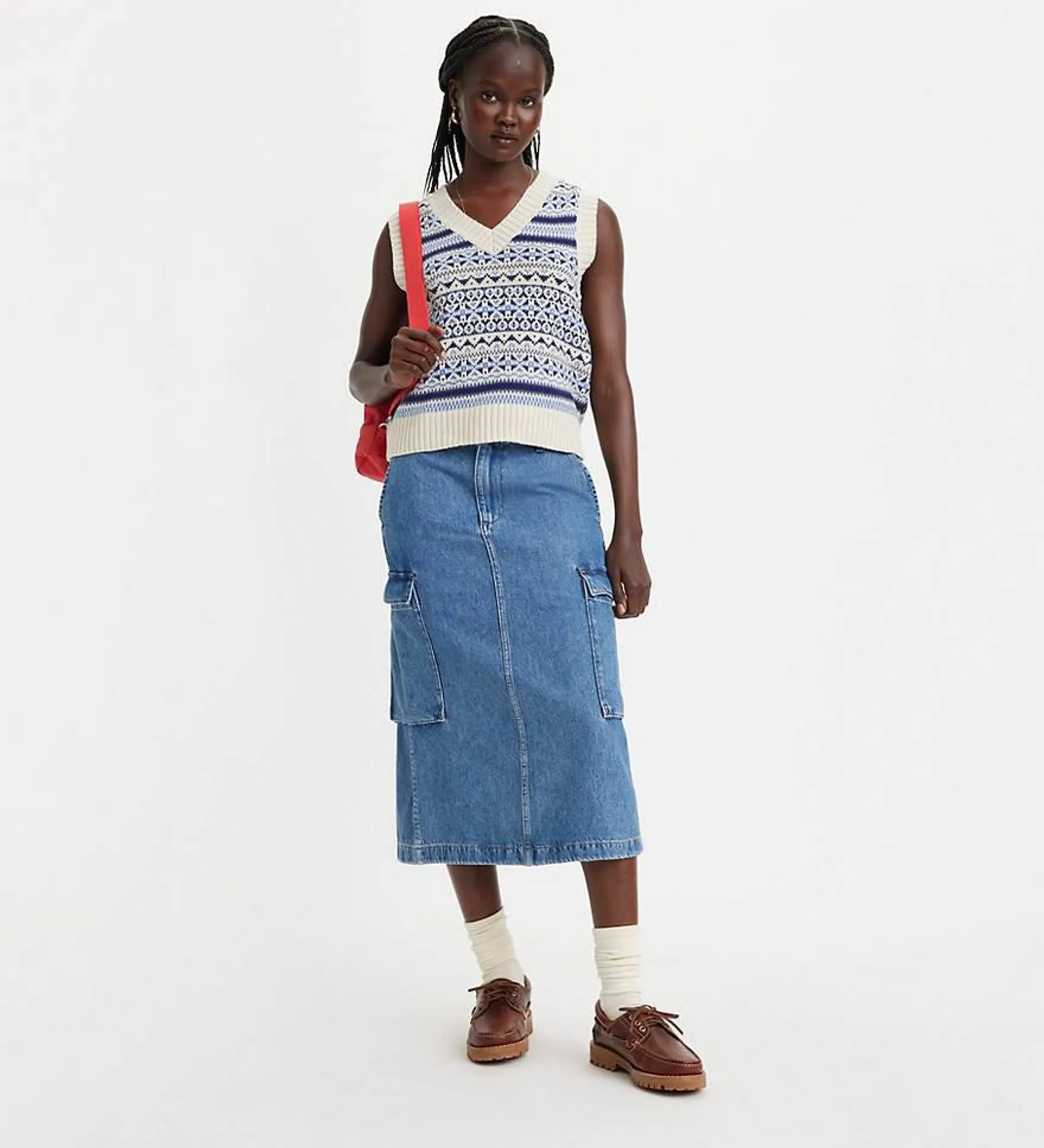 Cargo Midi Skirt