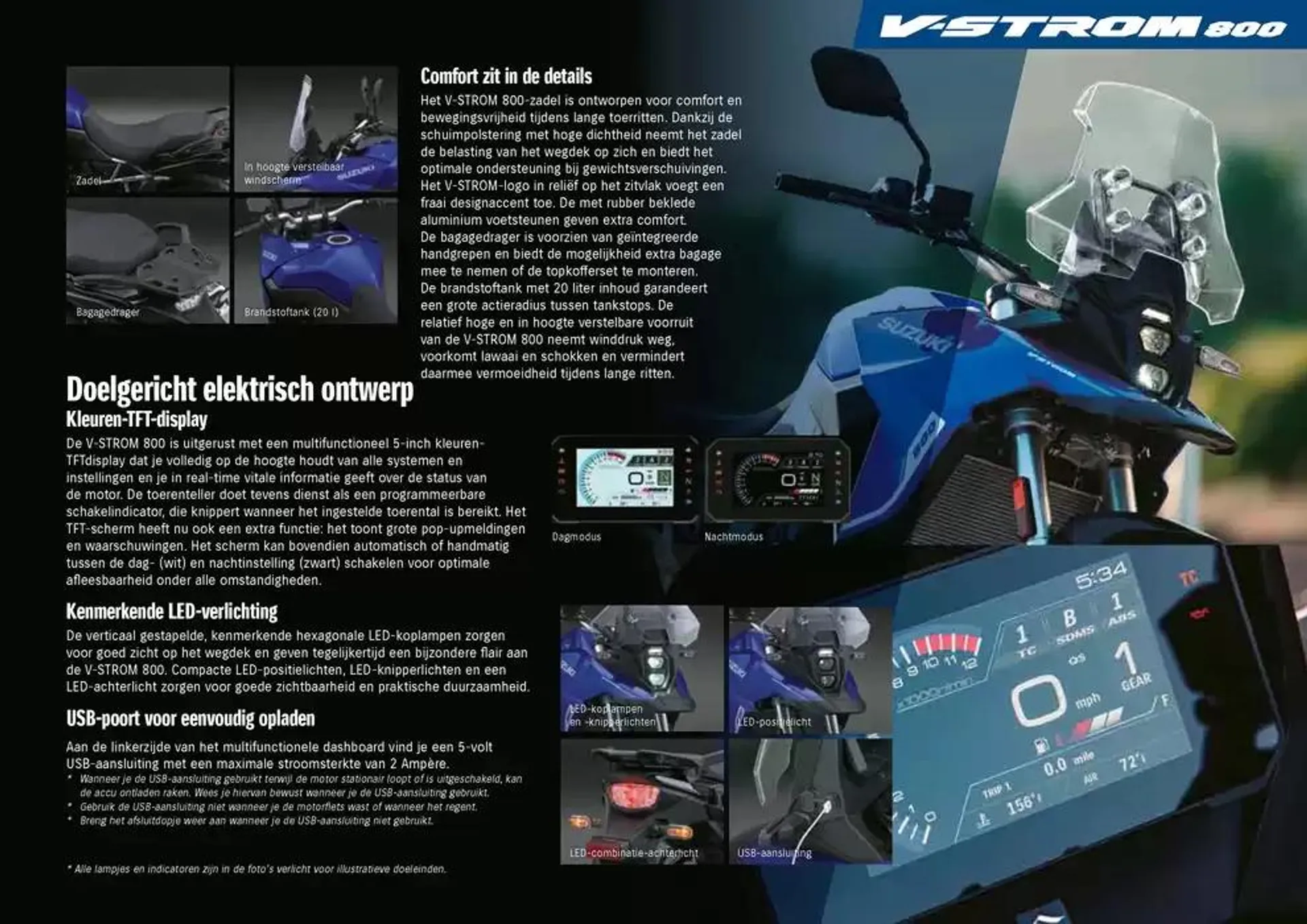 Suzuki V-Strom 800 van 11 oktober tot 25 oktober 2024 - Folder pagina 9