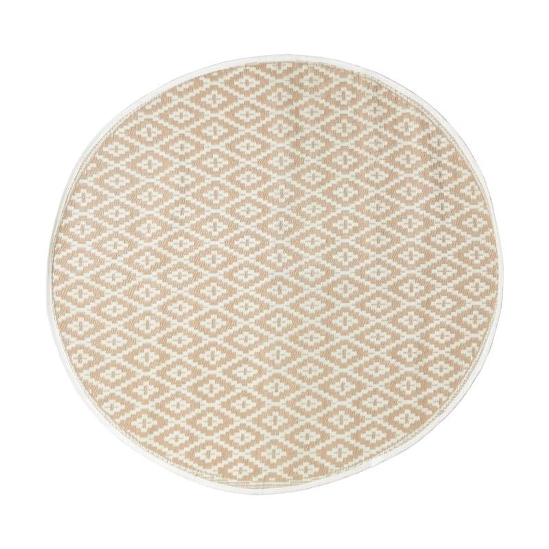 Buitenkleed azteken - beige - ø150 cm