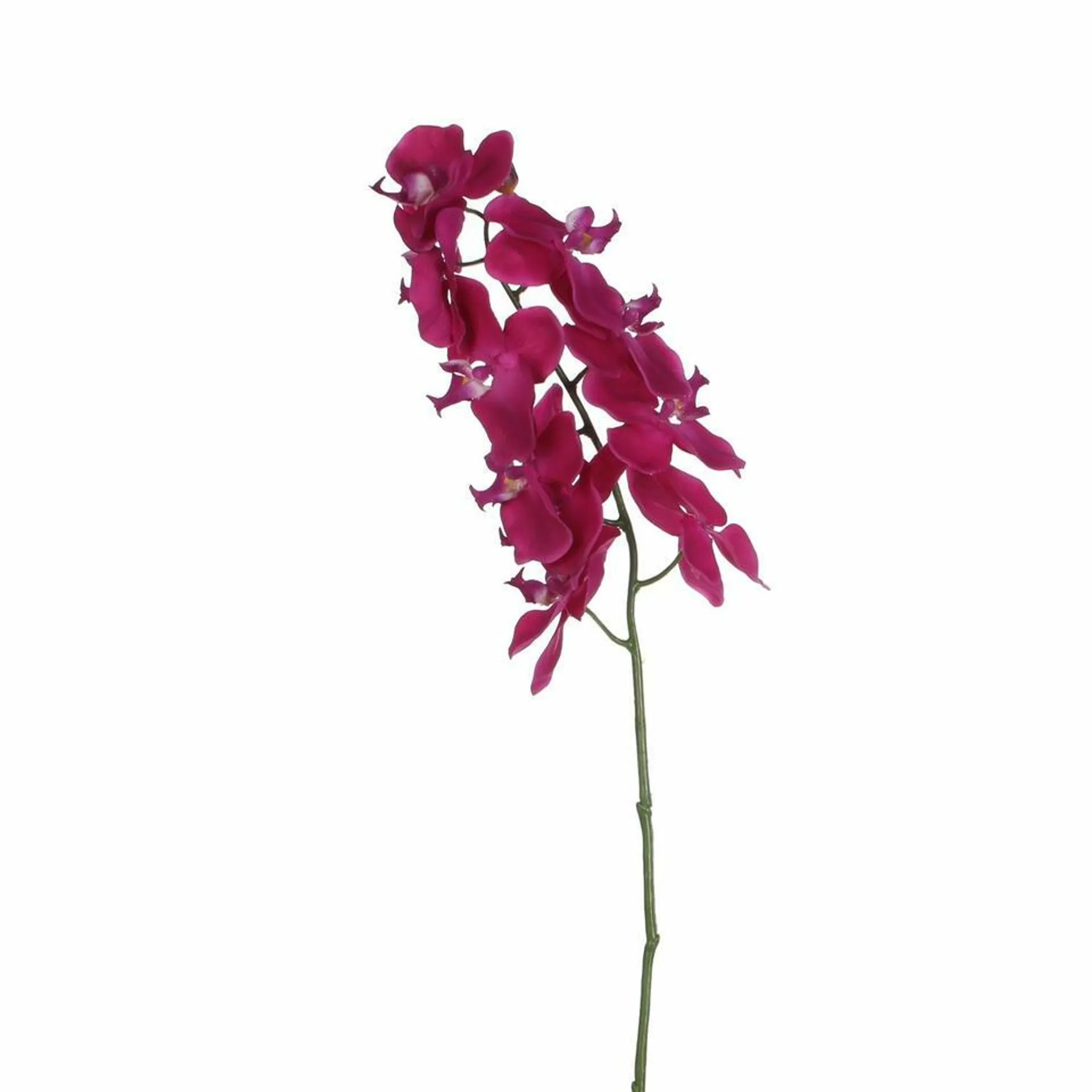 Mica Decorations Kunstbloem Orchidee tak - diep roze - 71 cm