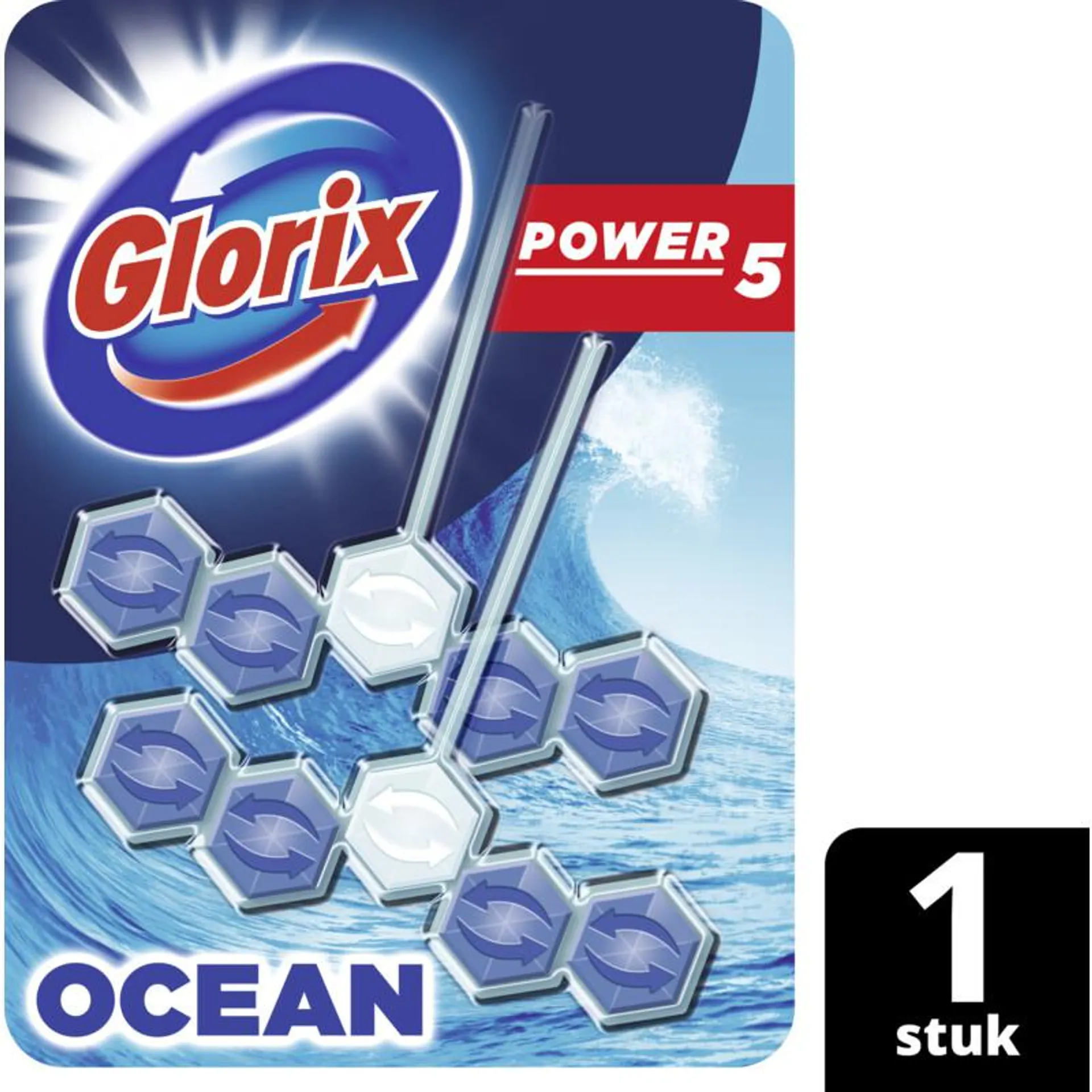 Glorix Power5 ocean duo pack wc-blok