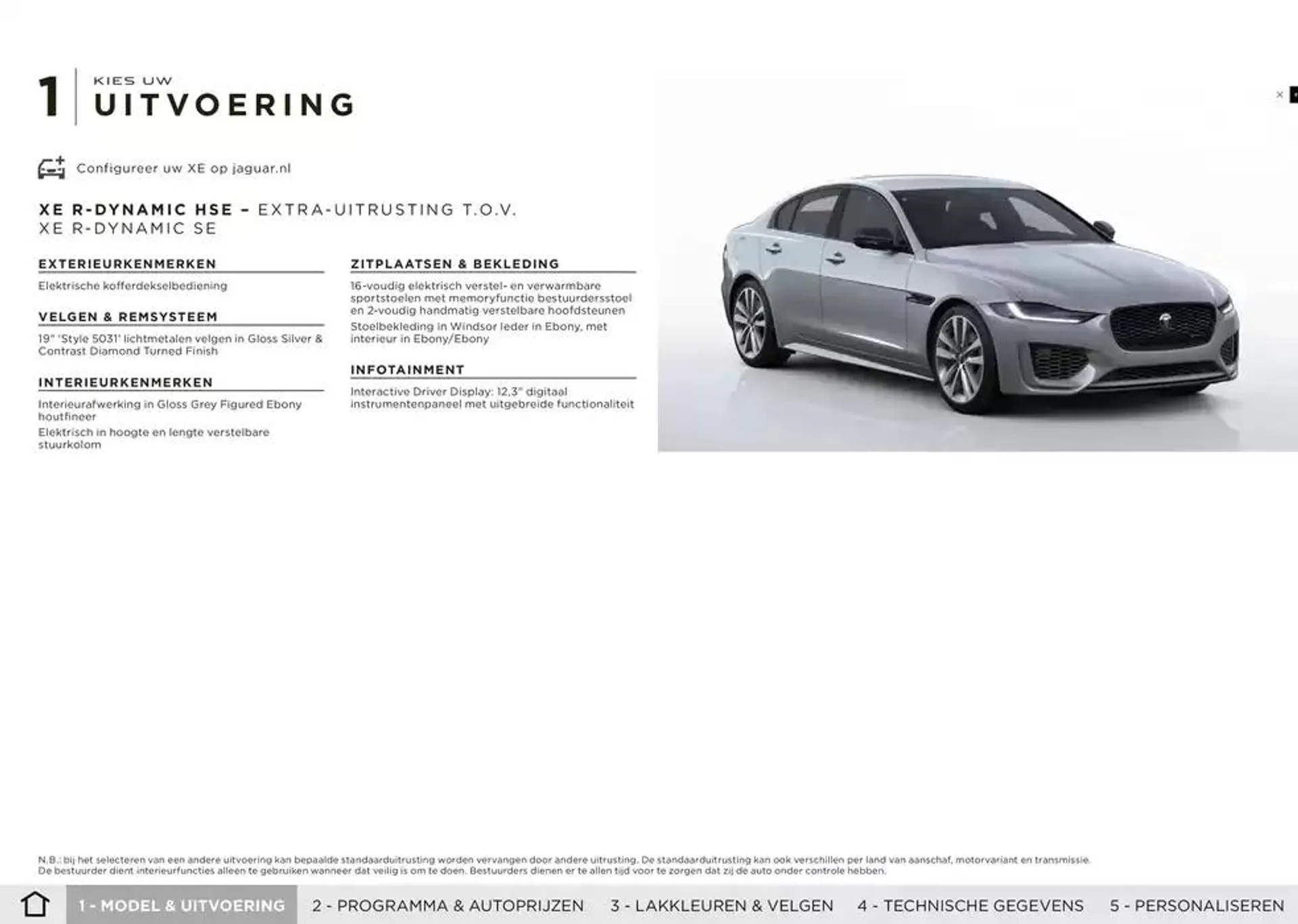Jaguar XE van 20 november tot 30 juni 2025 - Folder pagina 7