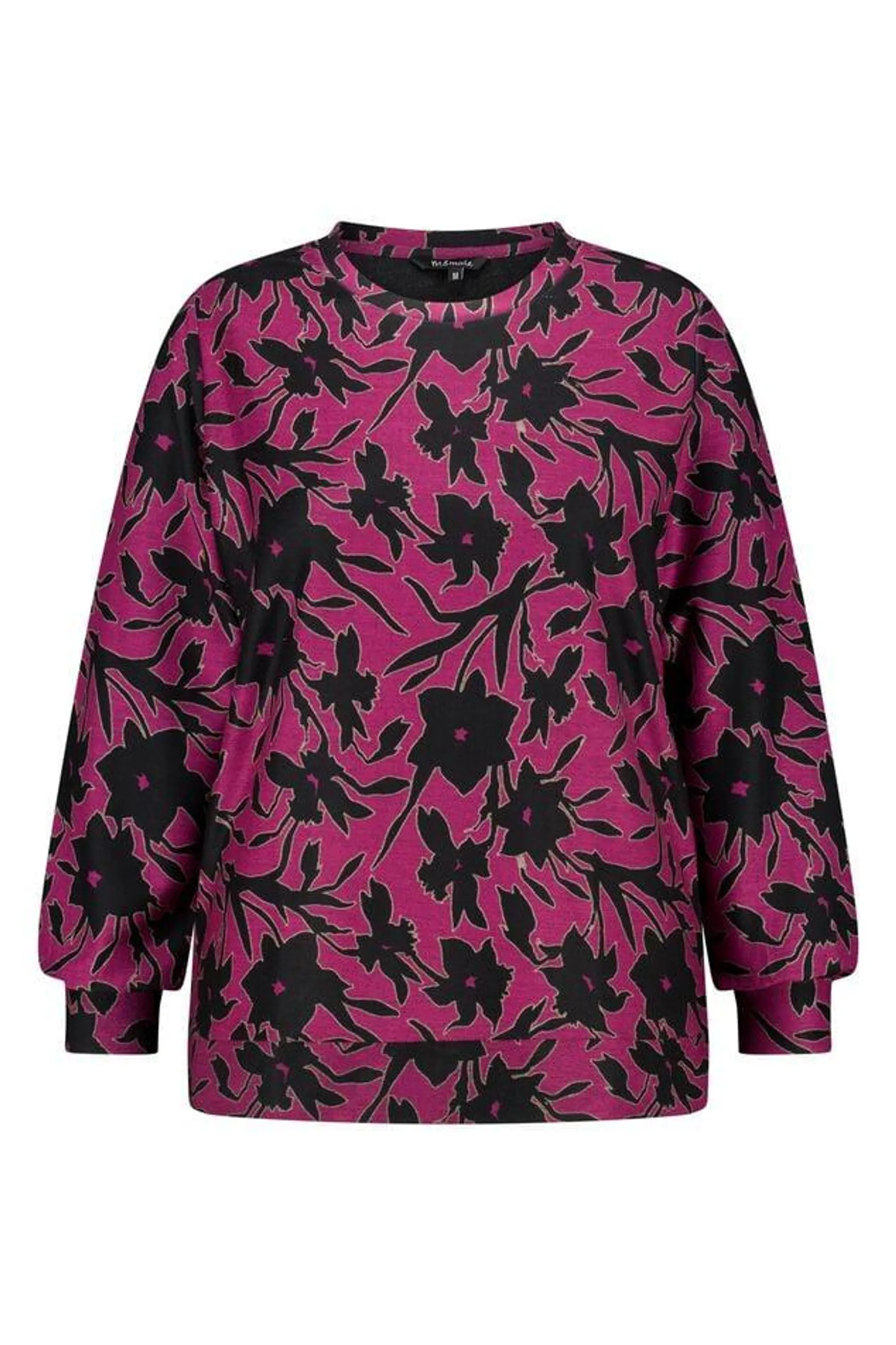 Trui me bloemen print