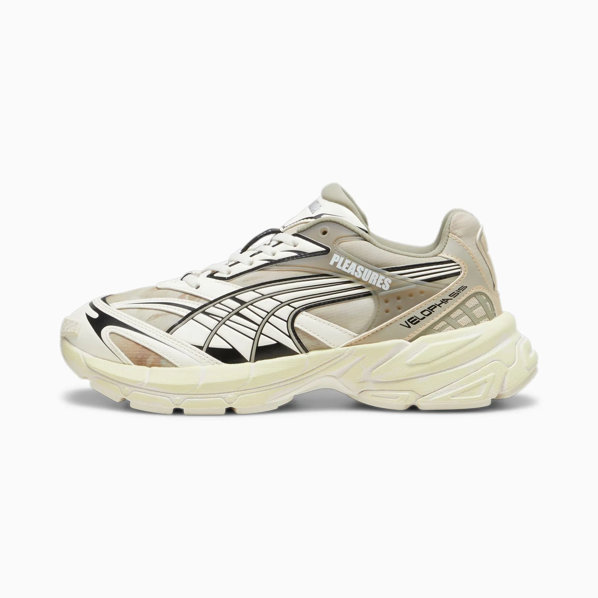 PUMA x PLEASURES Velophasis Overdye Sneakers