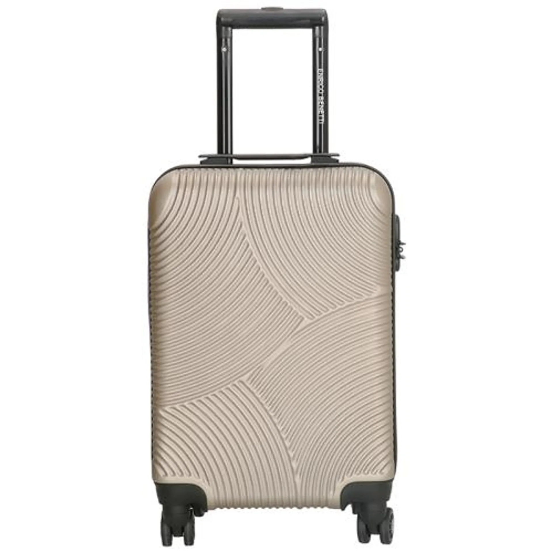 Harde Handbagage Koffer / Trolley / Reiskoffer 52x33x20 cm Louisville Champagne