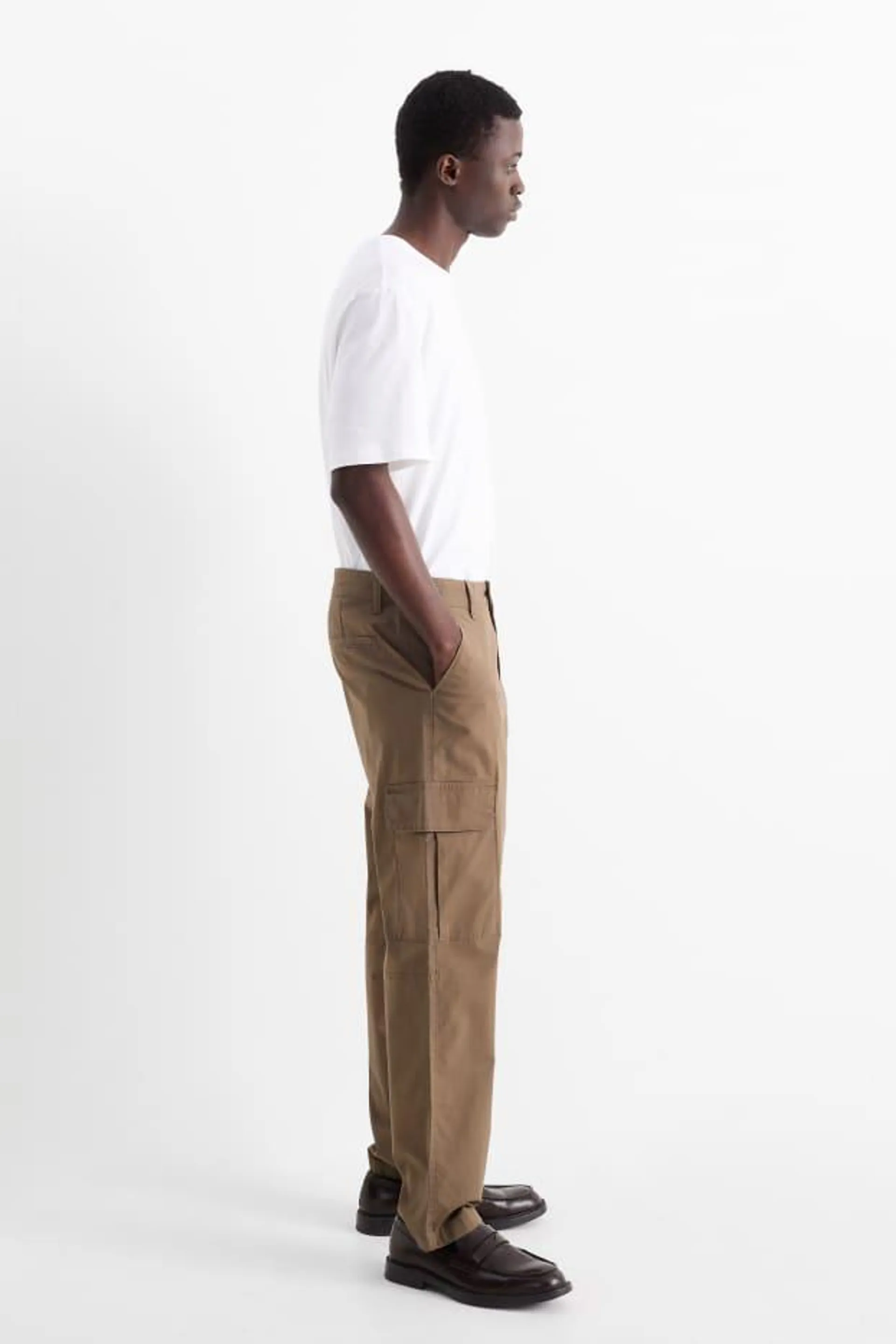 Cargo trousers - textured