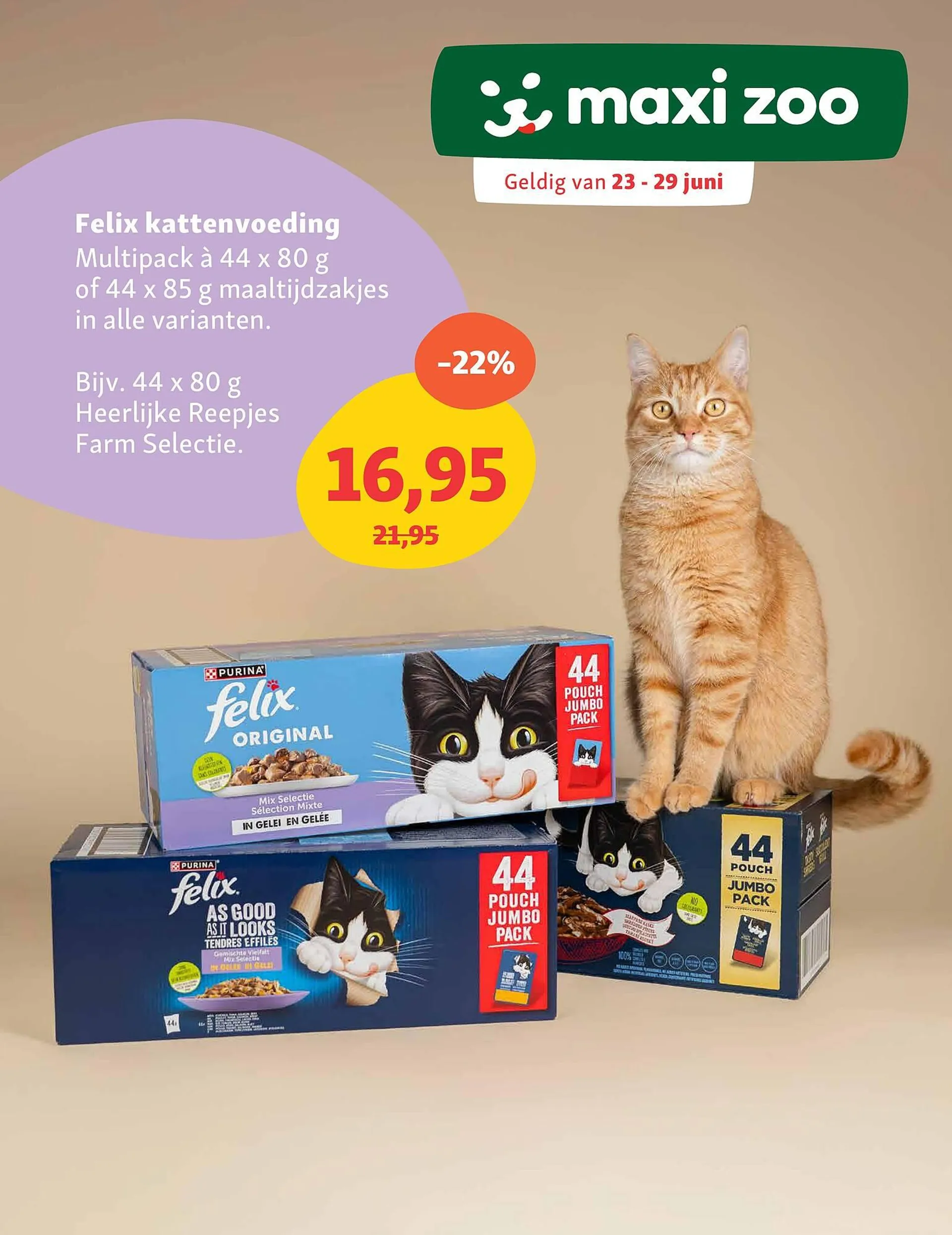 Maxi Zoo folder van 16 juni tot 22 juni 2025 - Folder pagina 1