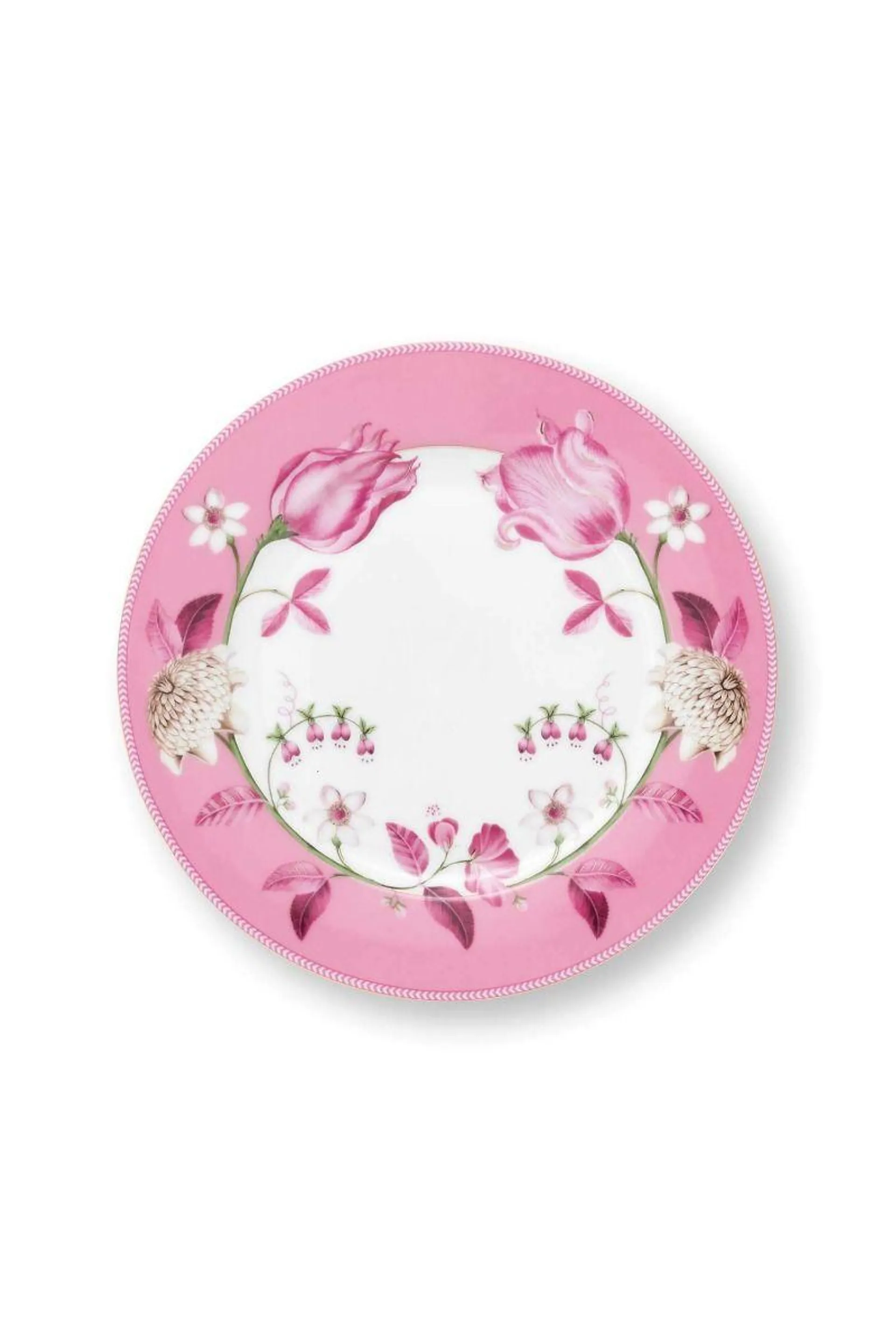 Ontbijtbord Jolie Tulip Roze 23cm