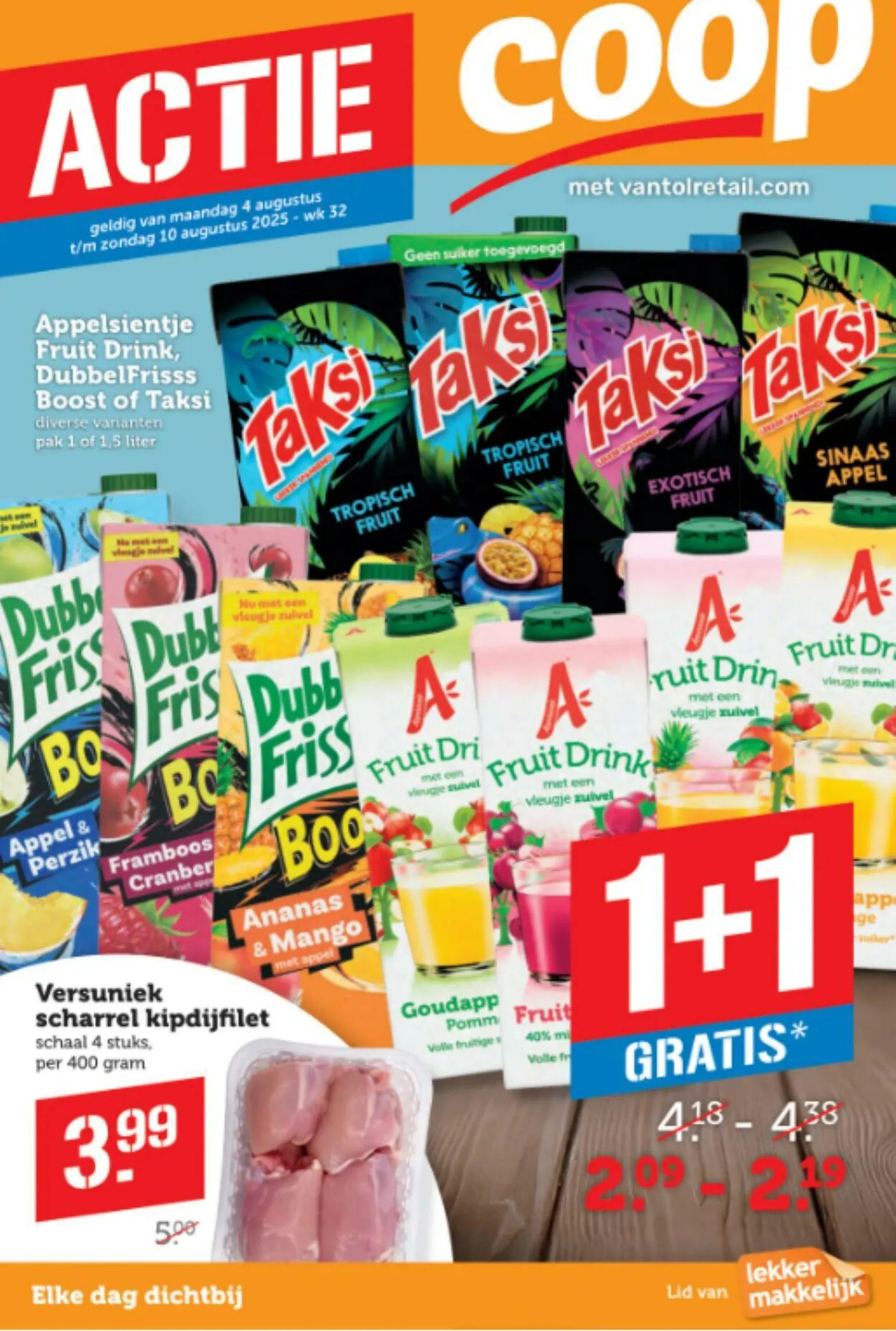 Coop van 4 augustus tot 10 augustus 2025 - Folder pagina 1