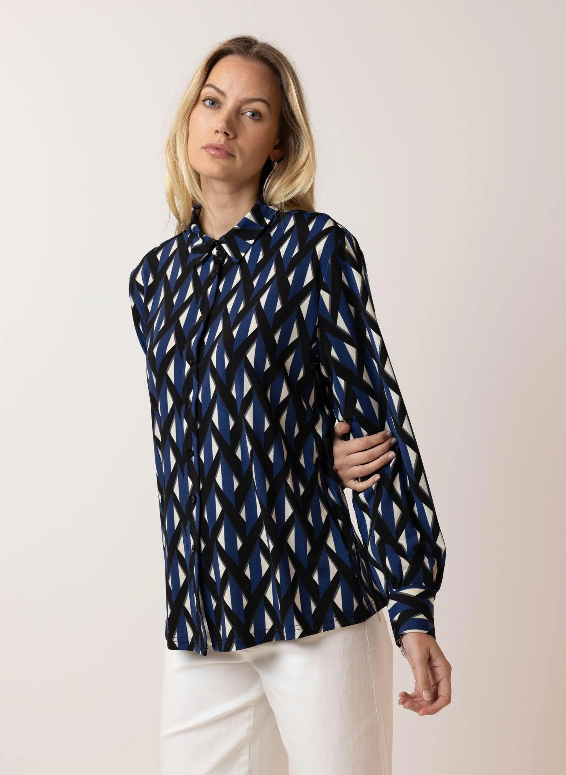 Meerkleurige blouse